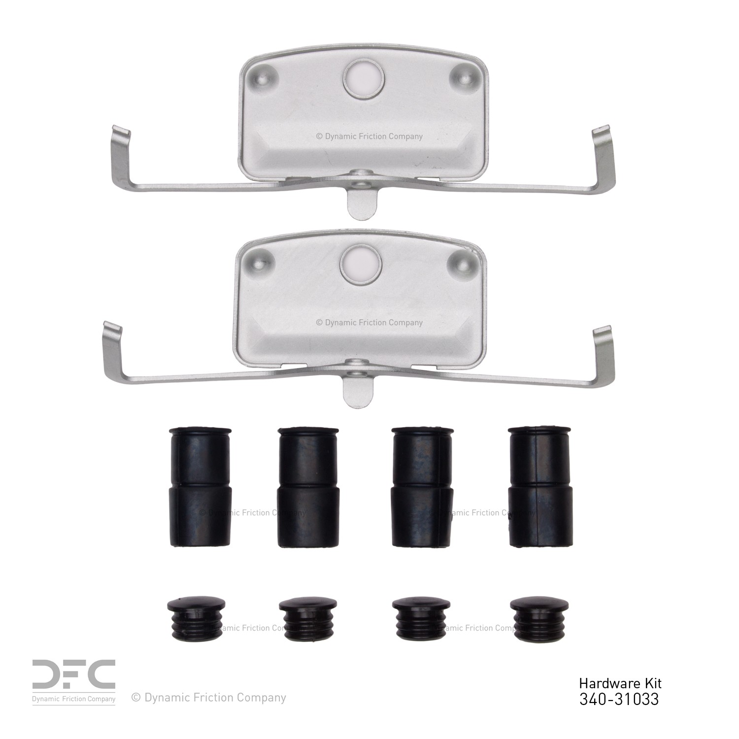 DYN 340-31033 DFC Disc Brake Hardware Kit - Image 2