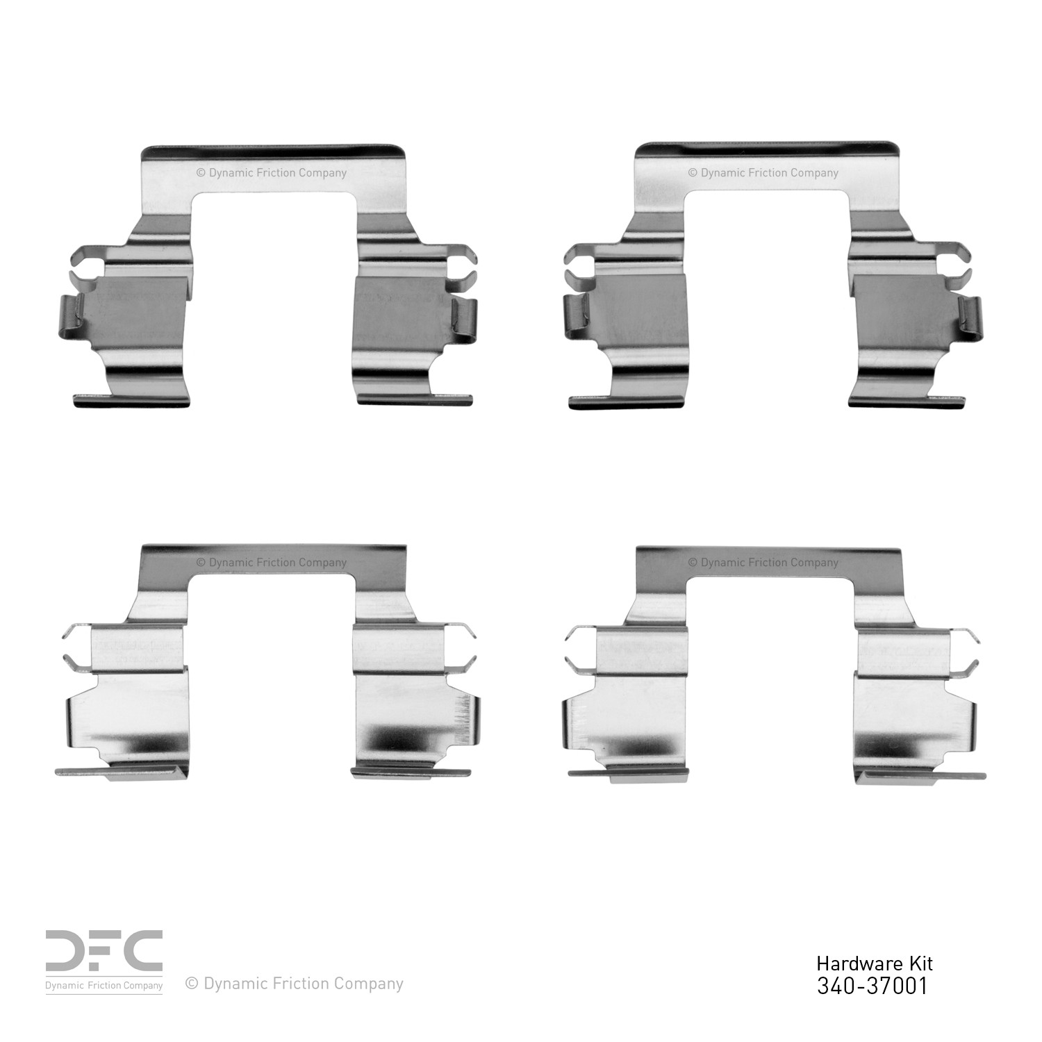 DYN 340-37001 DFC Disc Brake Hardware Kit - Image 2