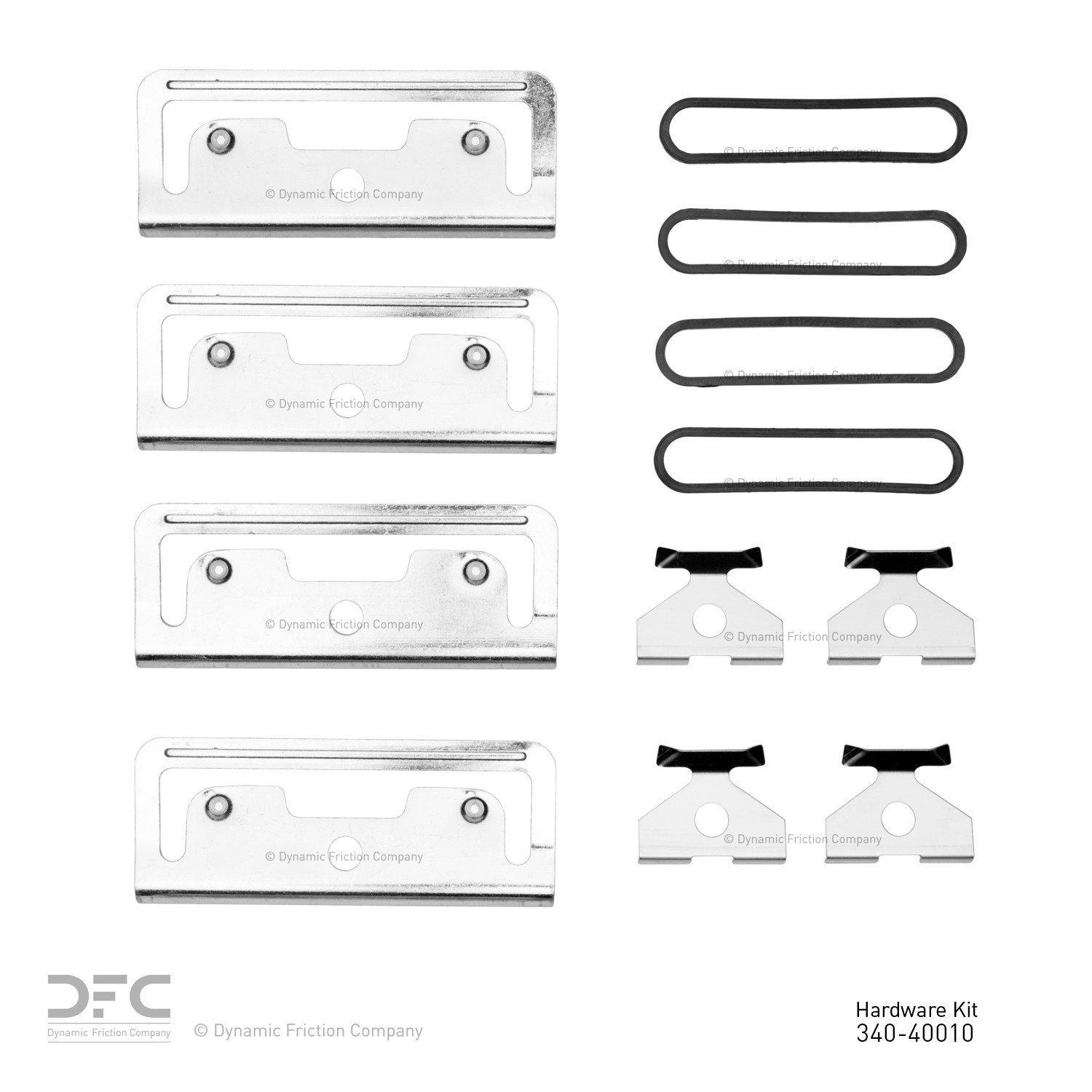 DYN-340-40010 DFC Disc Brake Hardware Kit - Image 2