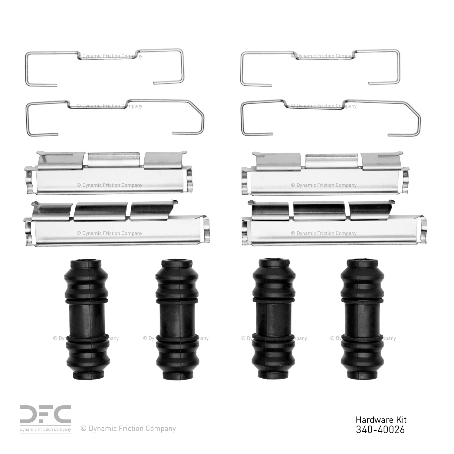 DYN-340-40026 DFC Disc Brake Hardware Kit - Image 2