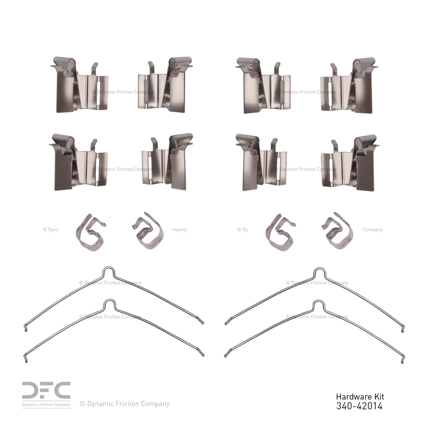 DYN-340-42014 DFC Disc Brake Hardware Kit - Image 2