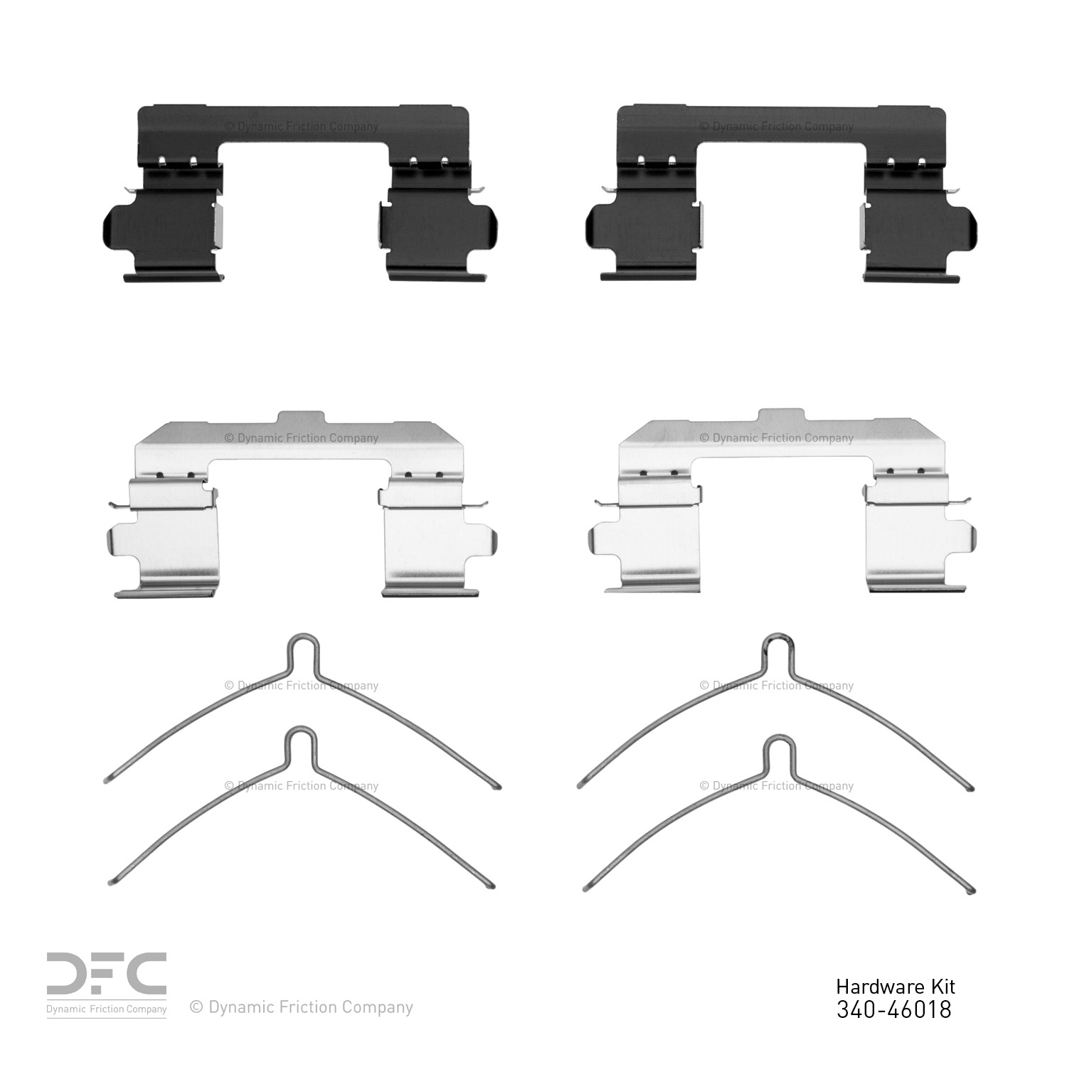DYN-340-46018 DFC Disc Brake Hardware Kit - Image 2