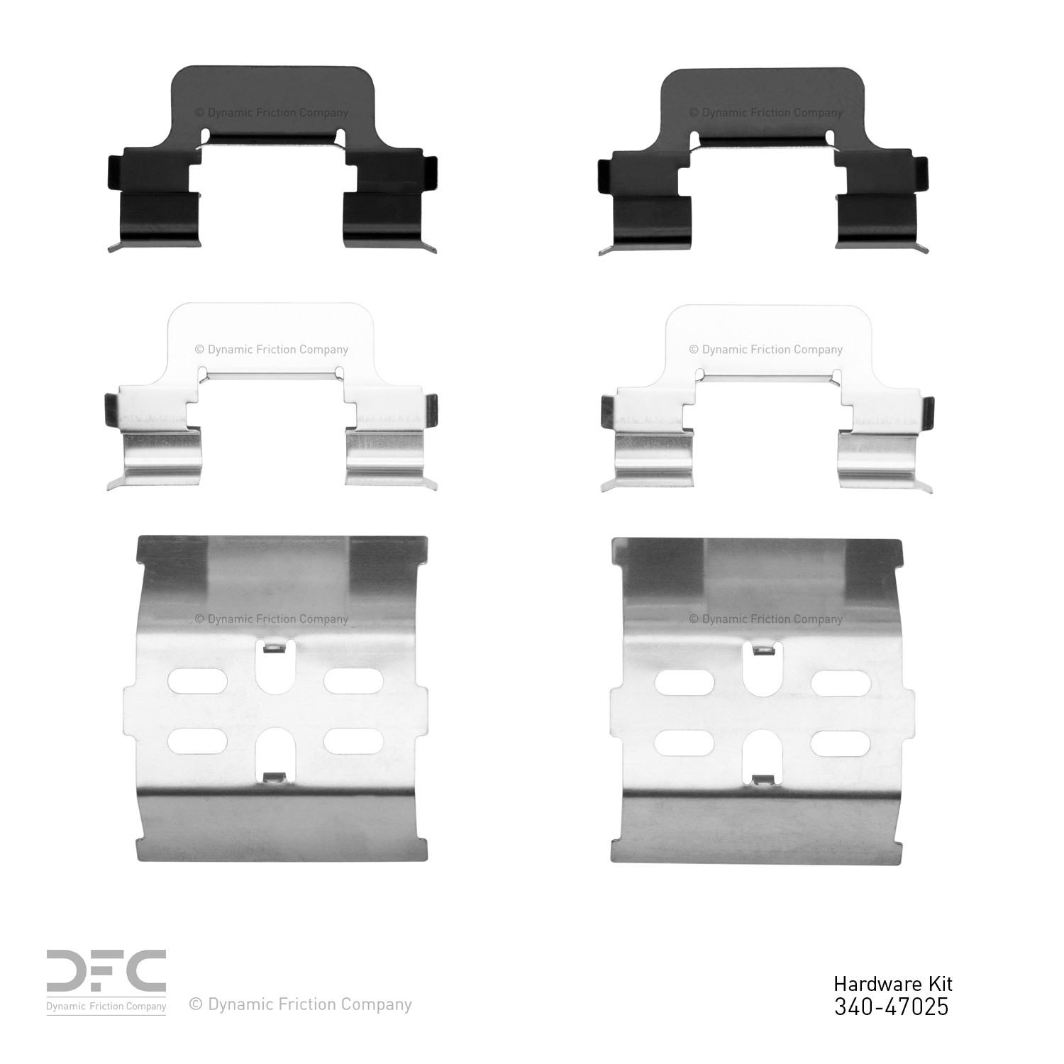 DYN 340-47025 DFC Disc Brake Hardware Kit - Image 2