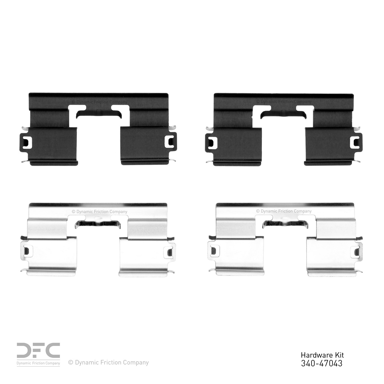 DYN-340-47043 DFC Disc Brake Hardware Kit - Image 2