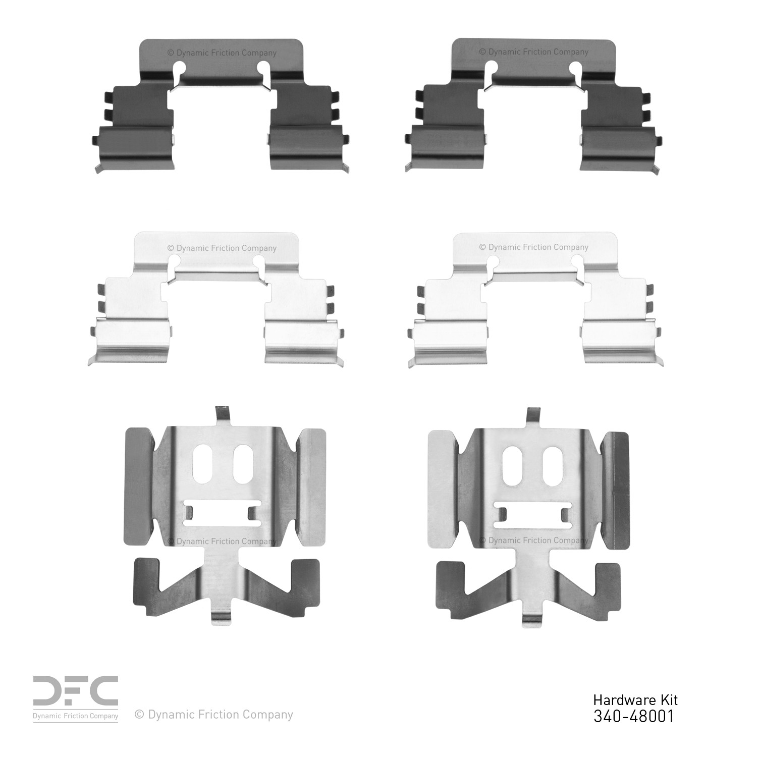 DYN-340-48001 DFC Disc Brake Hardware Kit - Image 2