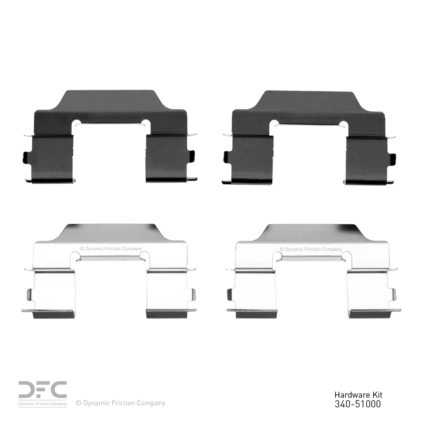 DYN-340-51000 DFC Disc Brake Hardware Kit - Image 2