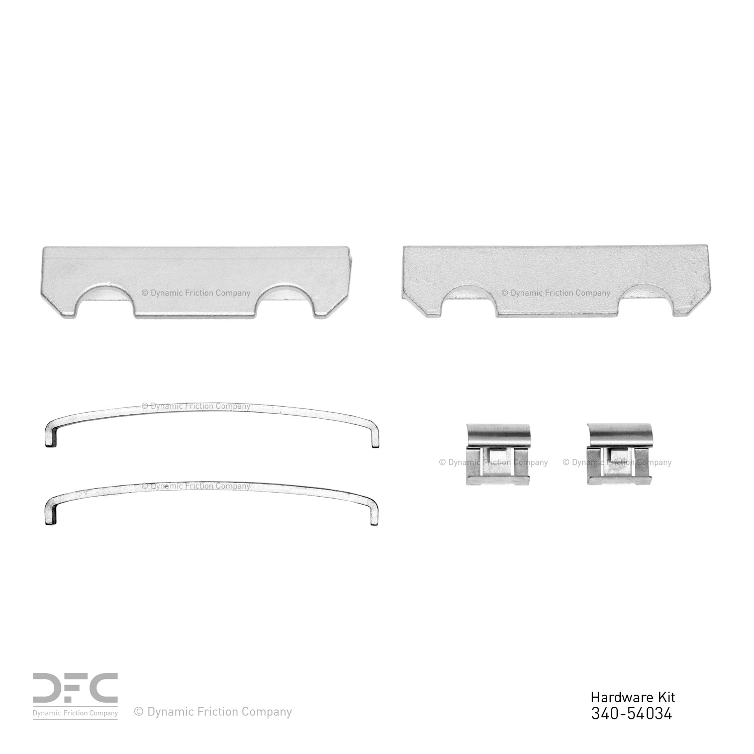 DYN 340-54034 DFC Disc Brake Hardware Kit