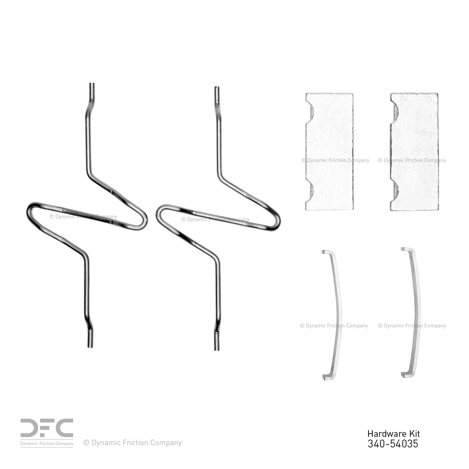 DYN-340-54035 DFC Disc Brake Hardware Kit - Image 2