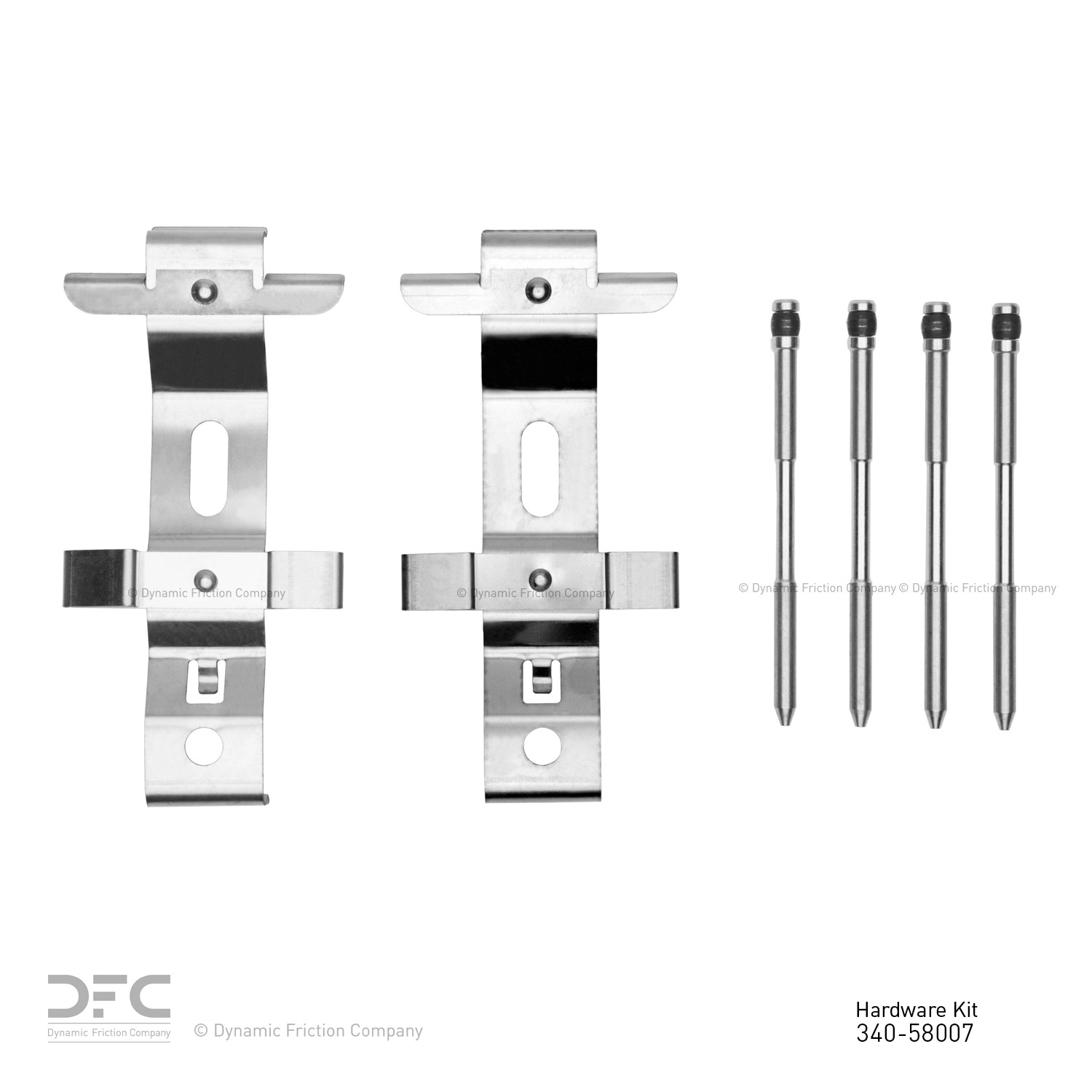 DYN 340-58007 DFC Disc Brake Hardware Kit - Image 2