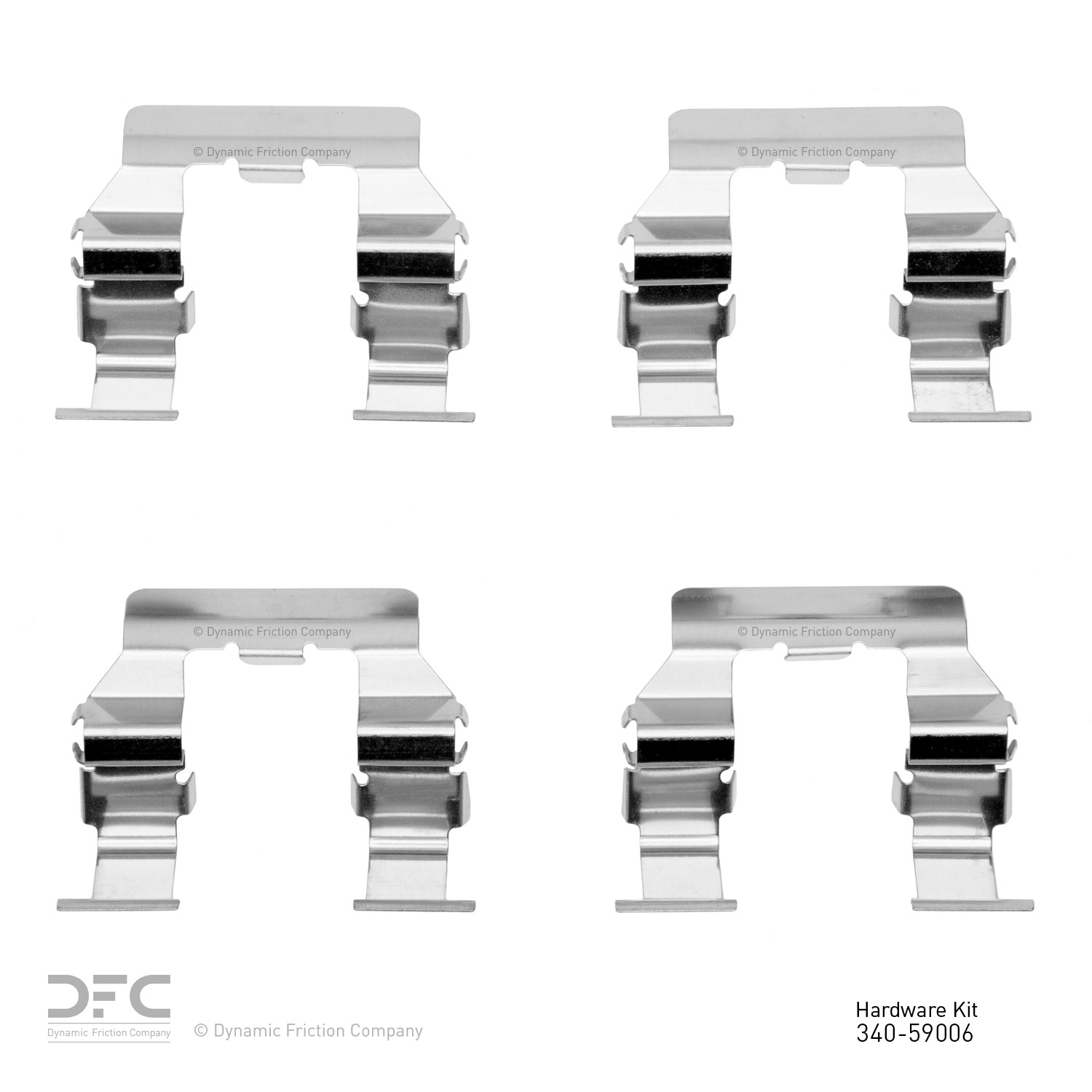 DYN 340-59006 DFC Disc Brake Hardware Kit - Image 2