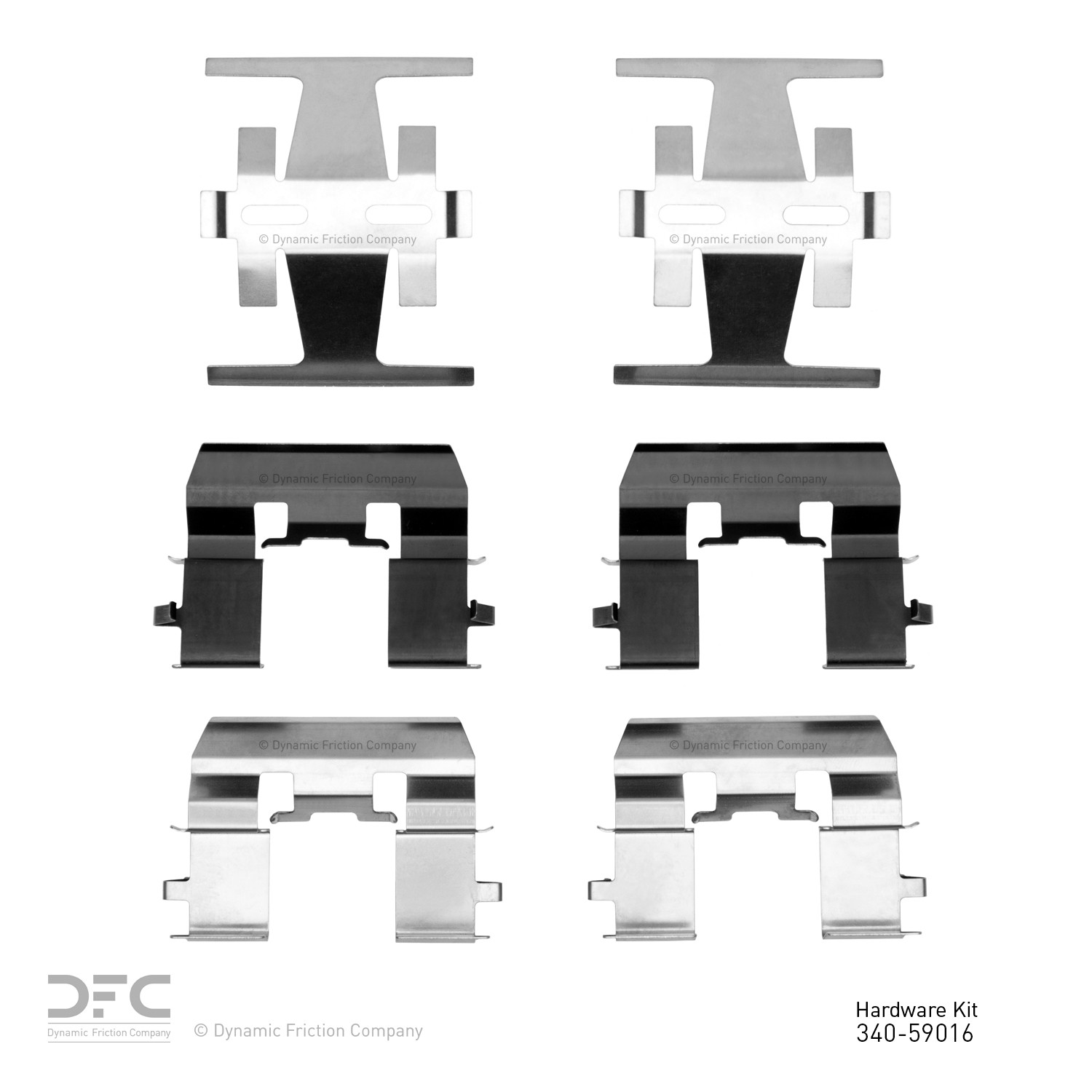 DYN-340-59016 DFC Disc Brake Hardware Kit