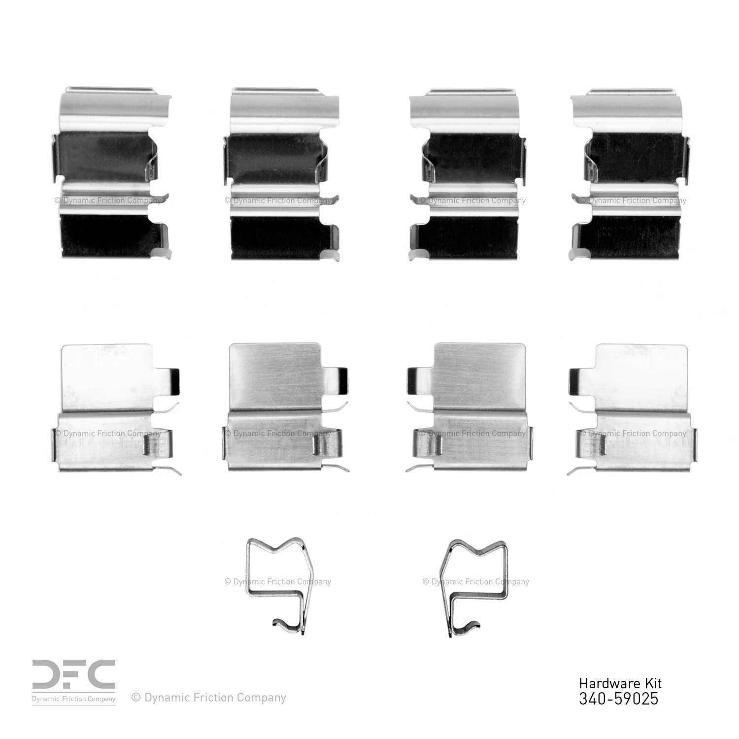 DYN-340-59025 DFC Disc Brake Hardware Kit