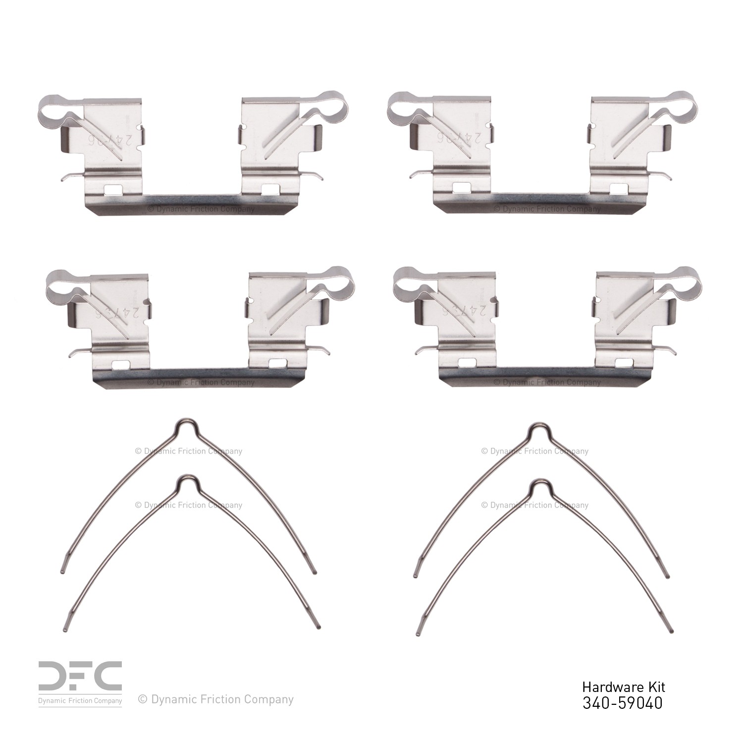 DYN-340-59040 DFC Disc Brake Hardware Kit