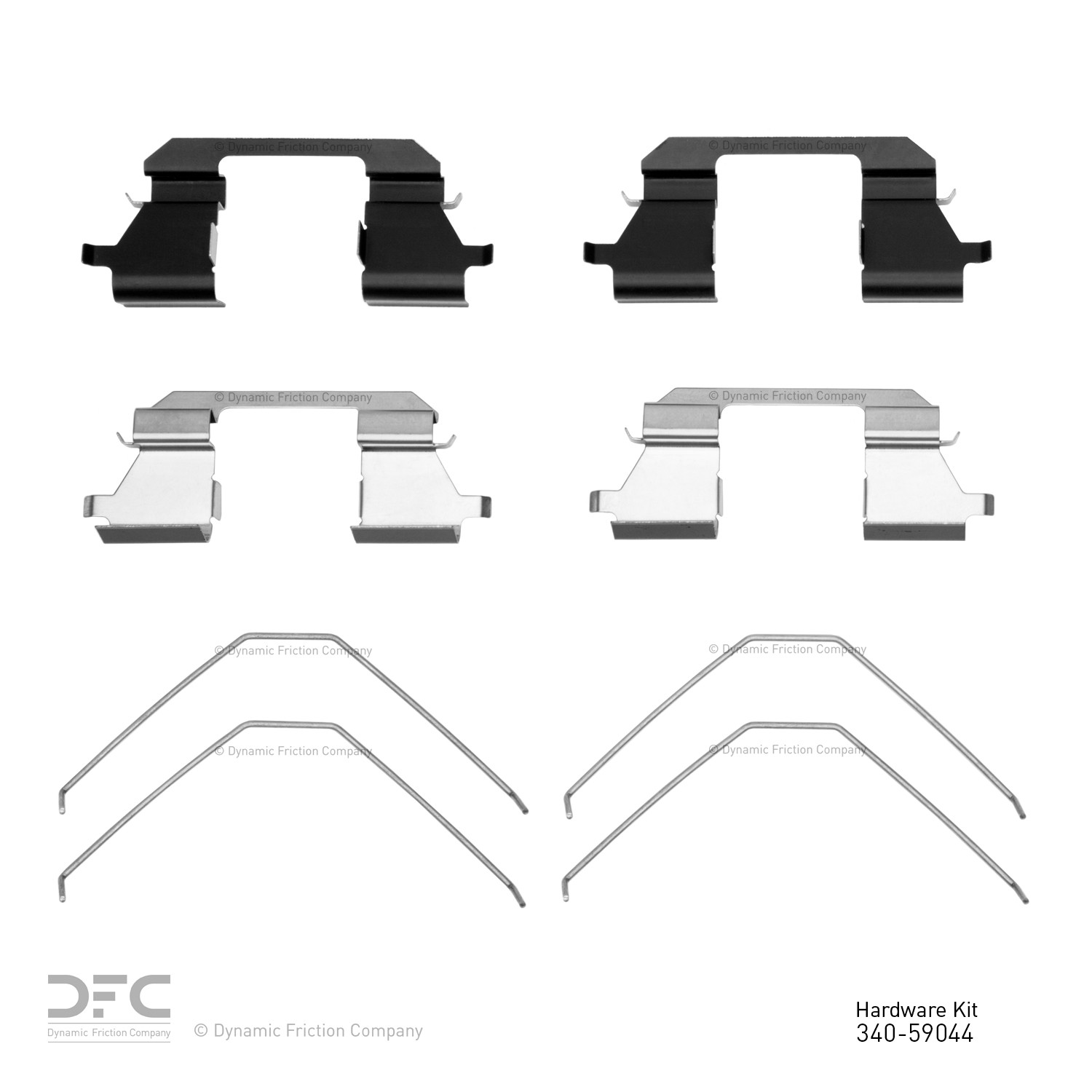 DYN-340-59044 DFC Disc Brake Hardware Kit