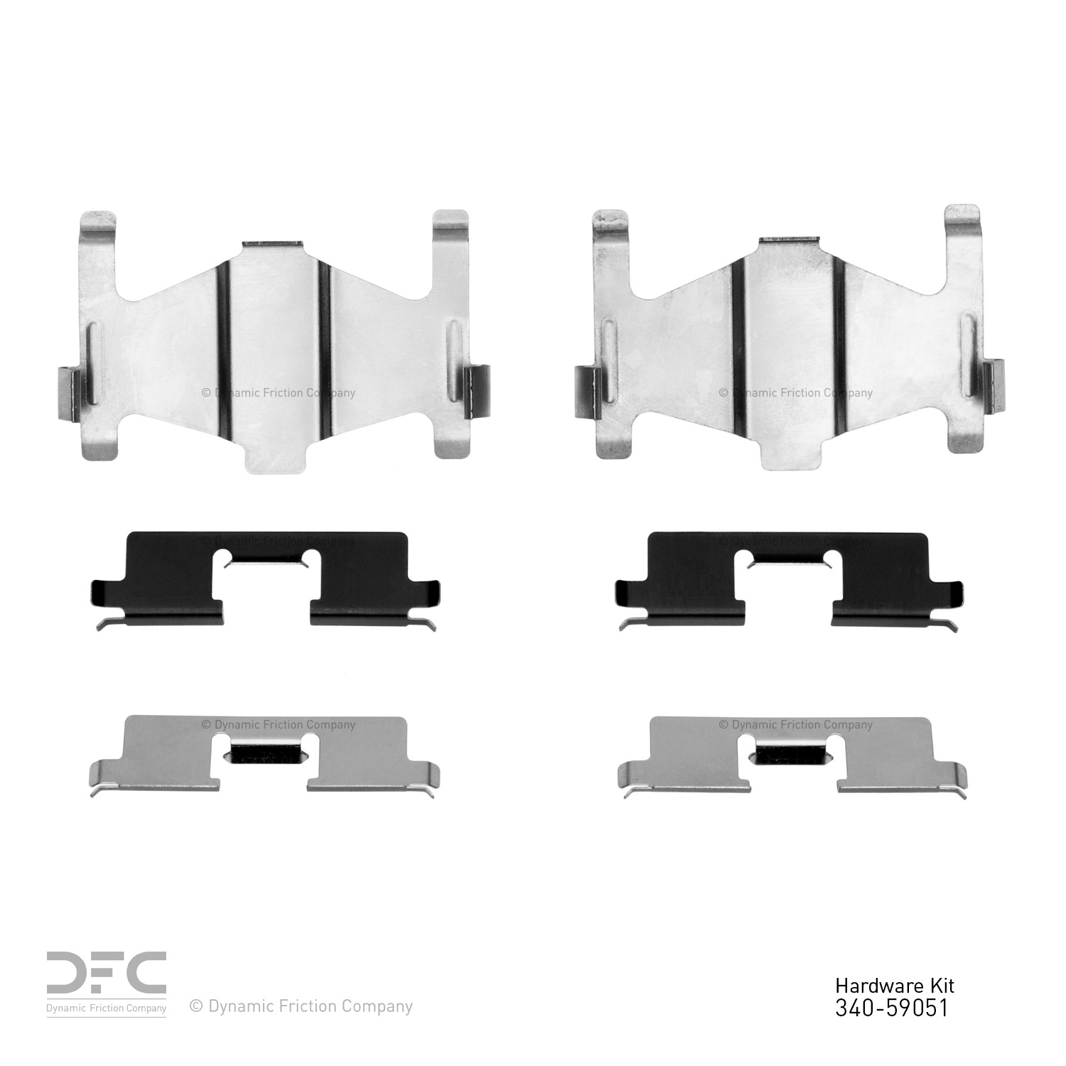 DYN 340-59051 DFC Disc Brake Hardware Kit