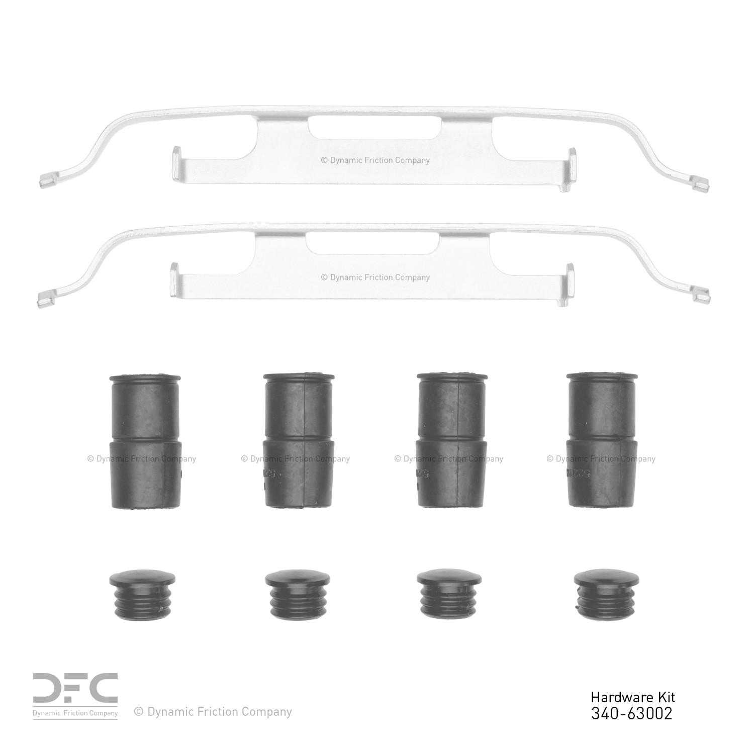 DYN 340-63002 DFC Disc Brake Hardware Kit - Image 2