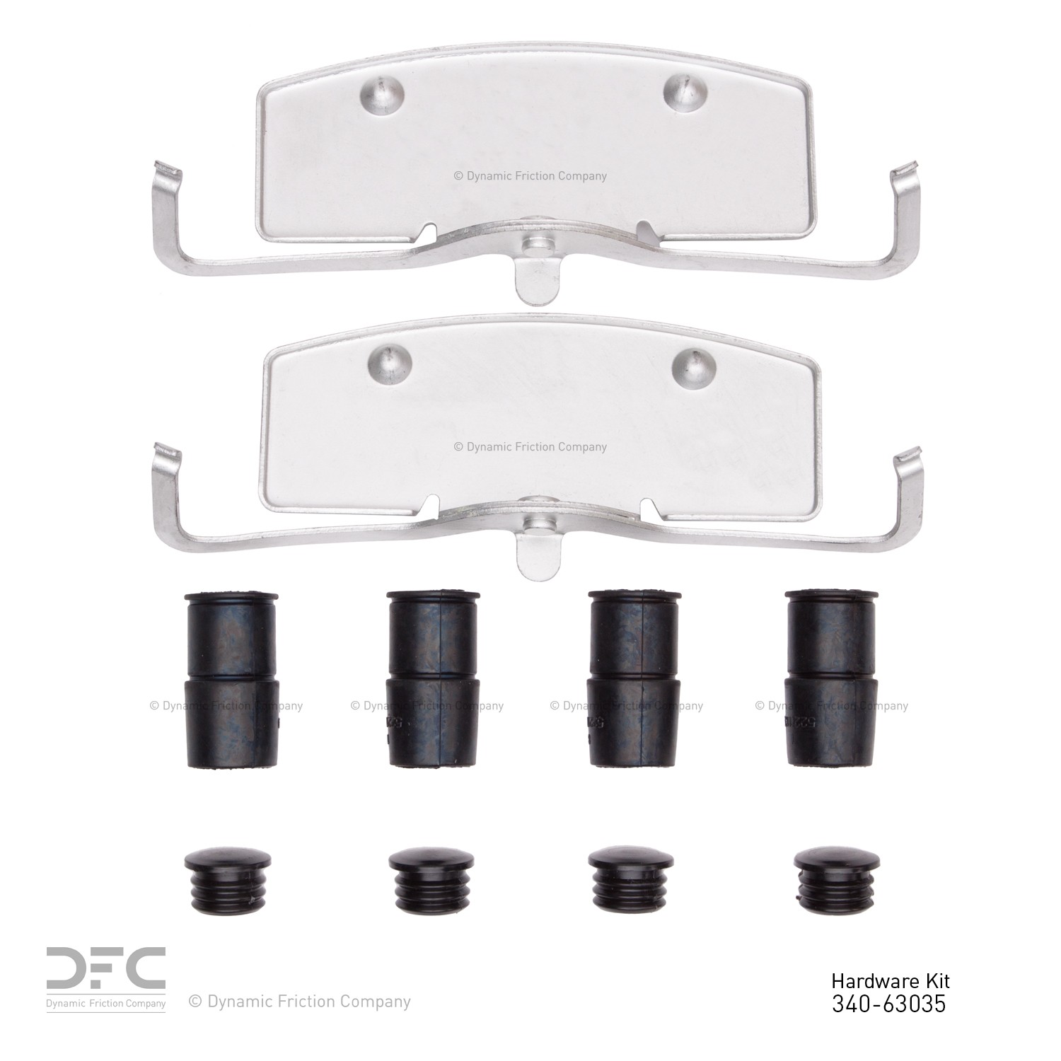 DYN 340-63035 DFC Disc Brake Hardware Kit - Image 2
