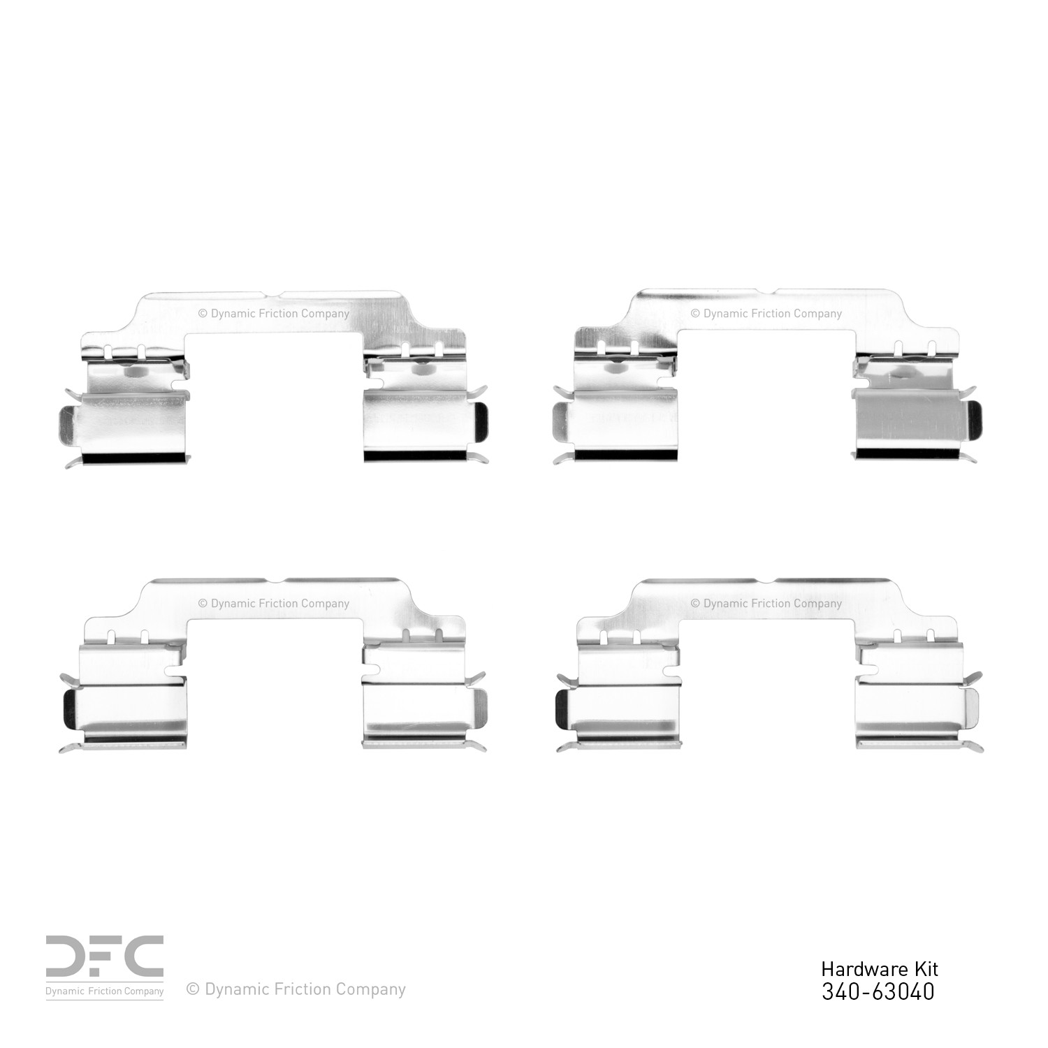 DYN-340-63040 DFC Disc Brake Hardware Kit - Image 2