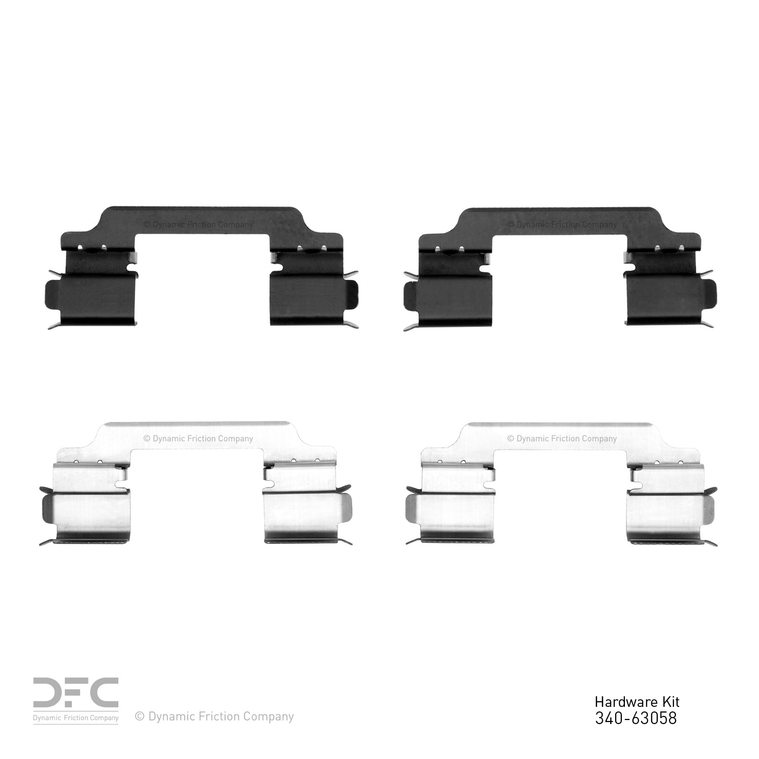 DYN 340-63058 DFC Disc Brake Hardware Kit - Image 2