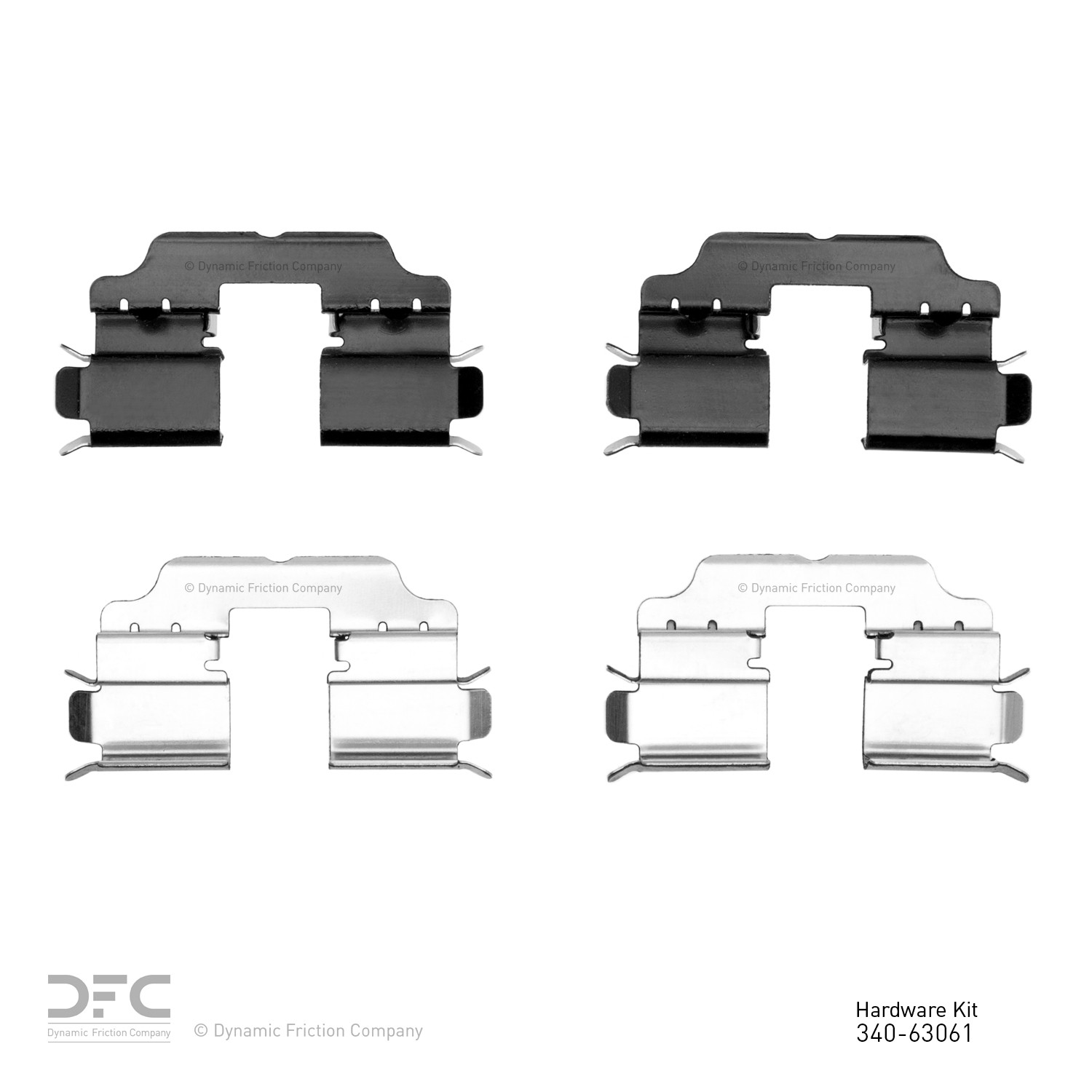 DYN 340-63061 DFC Disc Brake Hardware Kit