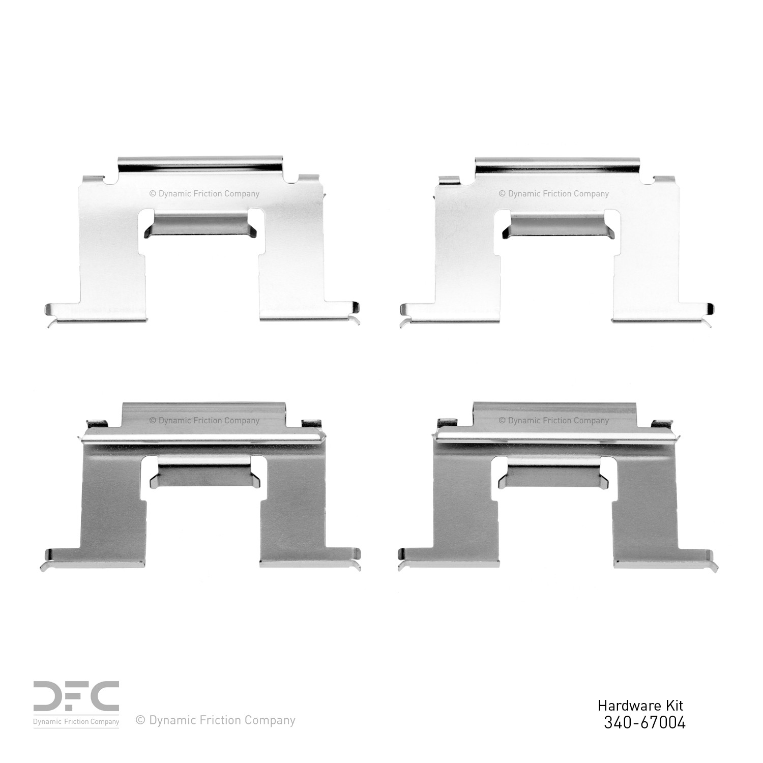 DYN 340-67004 DFC Disc Brake Hardware Kit - Image 2