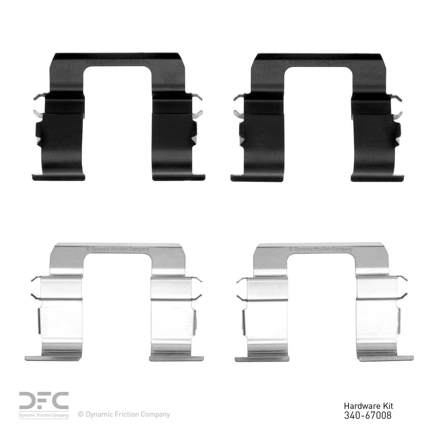 DYN 340-67008 DFC Disc Brake Hardware Kit - Image 2
