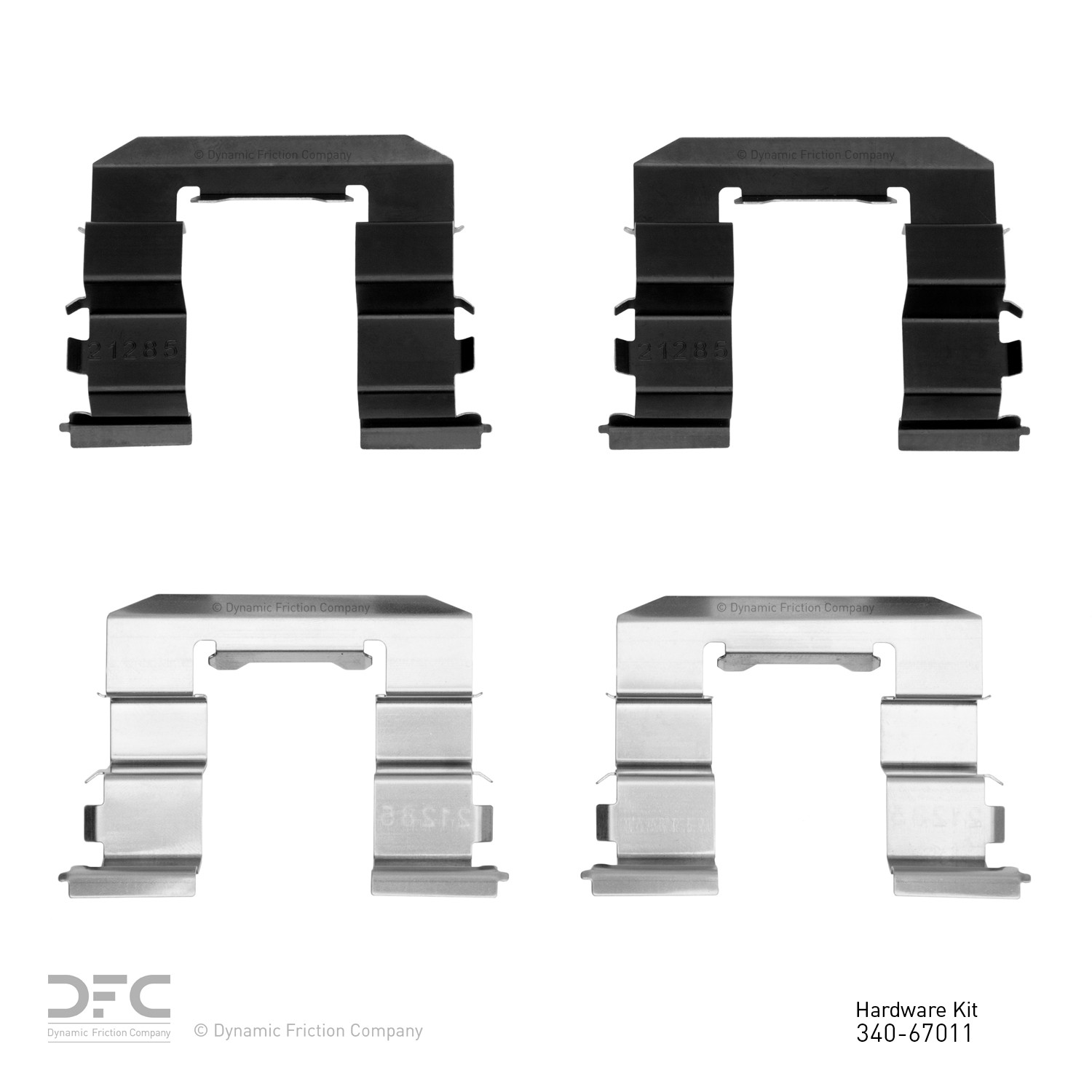 DYN-340-67011 DFC Disc Brake Hardware Kit - Image 2