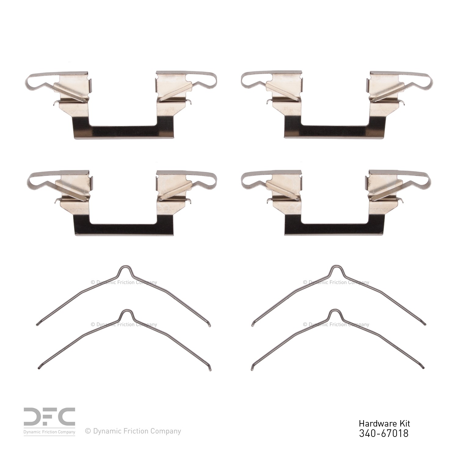 DYN 340-67018 DFC Disc Brake Hardware Kit - Image 2