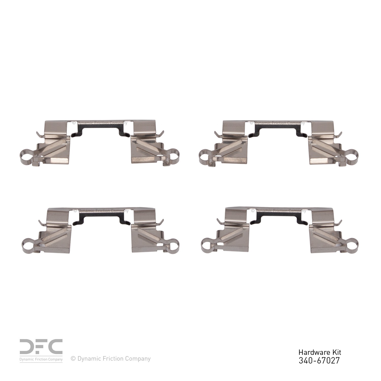 DYN 340-67027 DFC Disc Brake Hardware Kit - Image 2