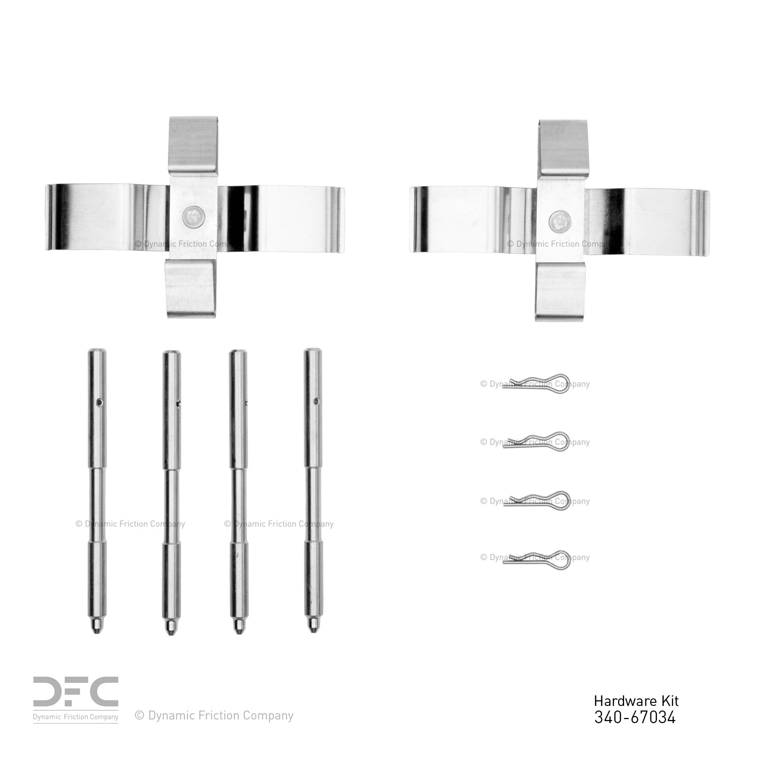 DYN 340-67034 DFC Disc Brake Hardware Kit