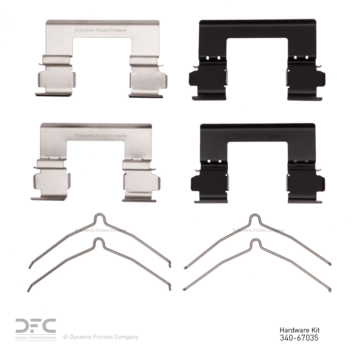 DYN-340-67035 DFC Disc Brake Hardware Kit