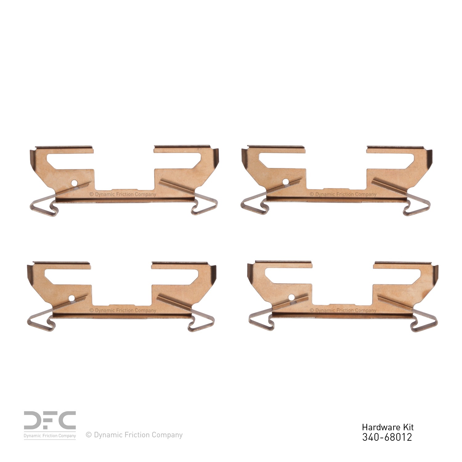 DYN 340-68012 DFC Disc Brake Hardware Kit - Image 2