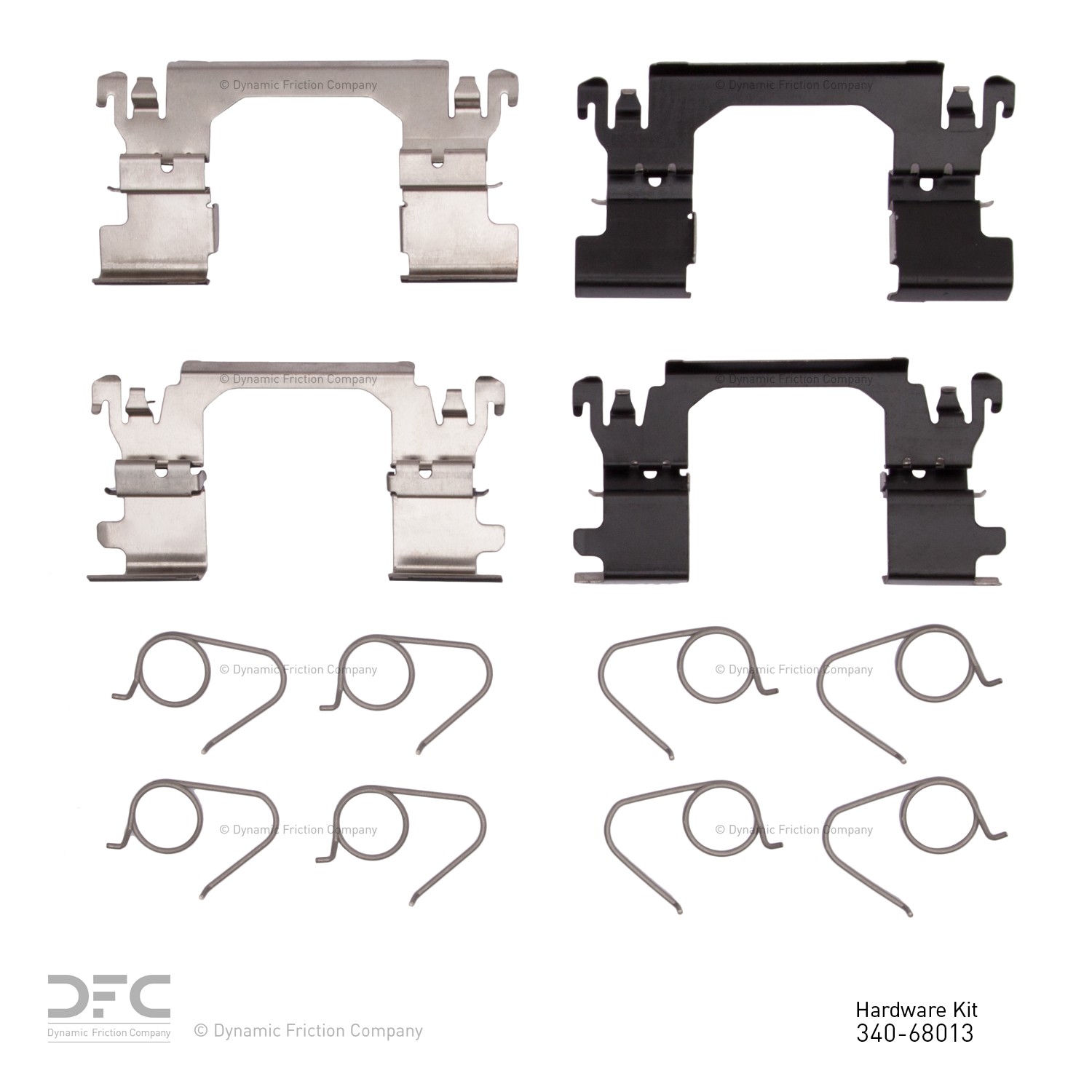 DYN 340-68013 DFC Disc Brake Hardware Kit - Image 2