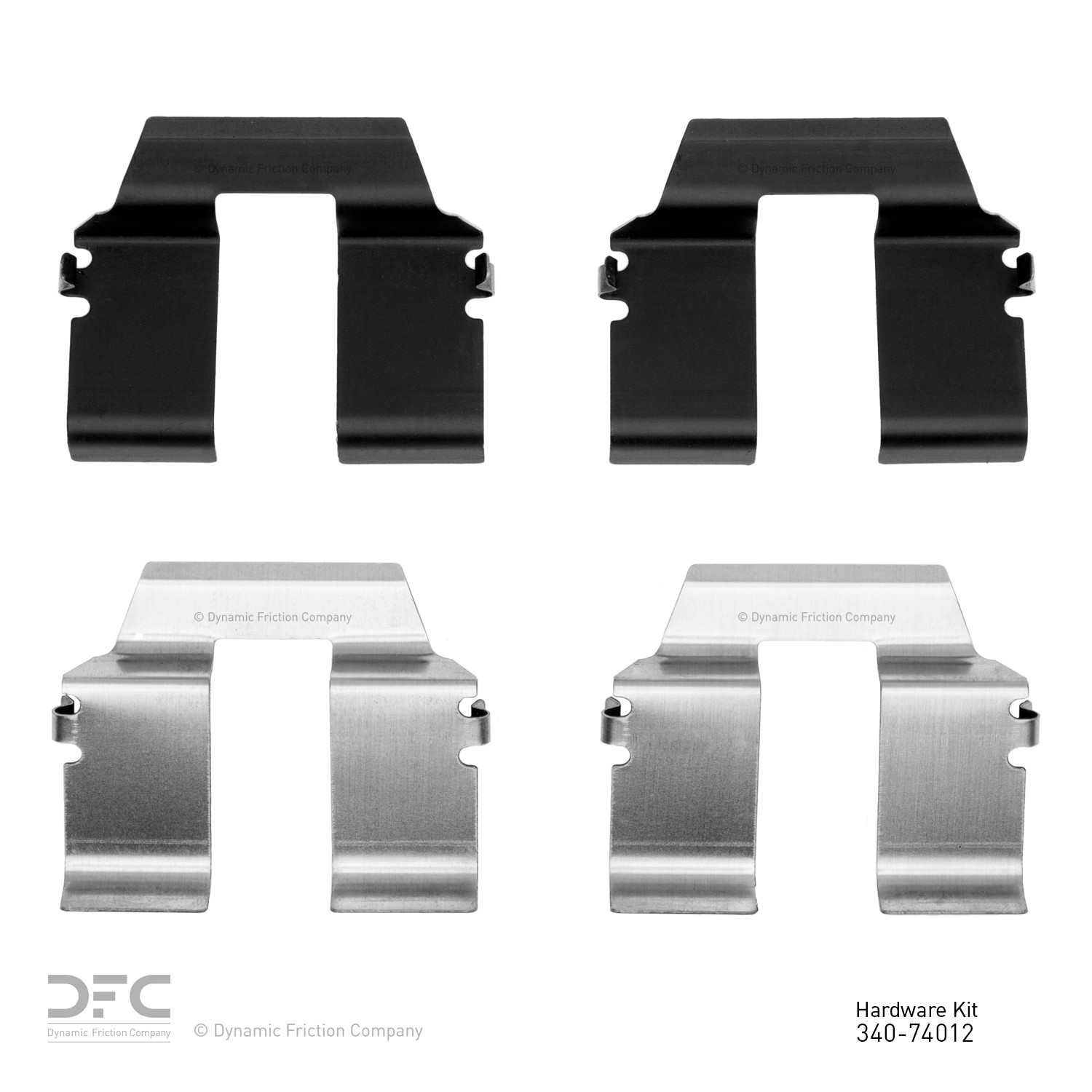 DYN 340-74012 DFC Disc Brake Hardware Kit