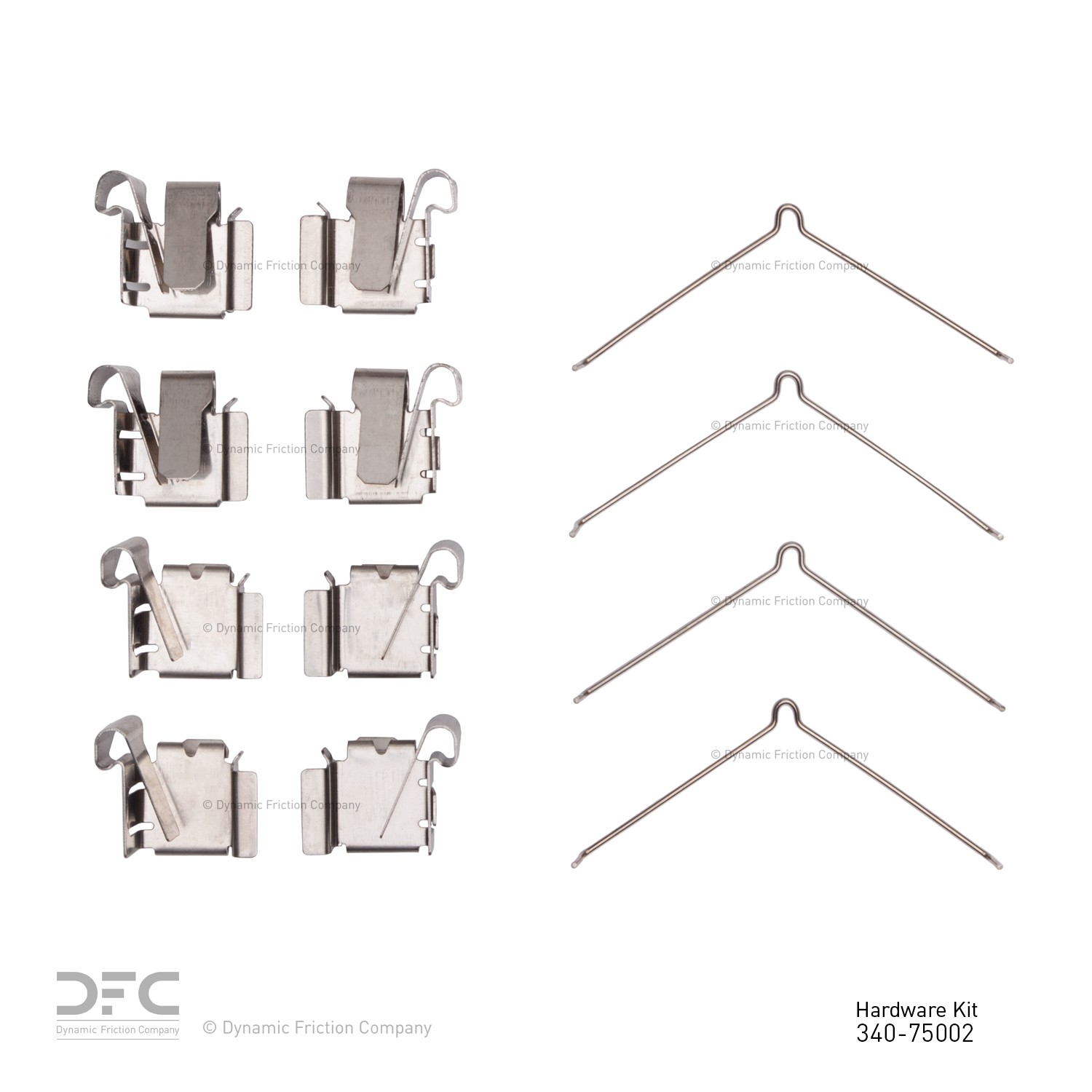 DYN 340-75002 DFC Disc Brake Hardware Kit