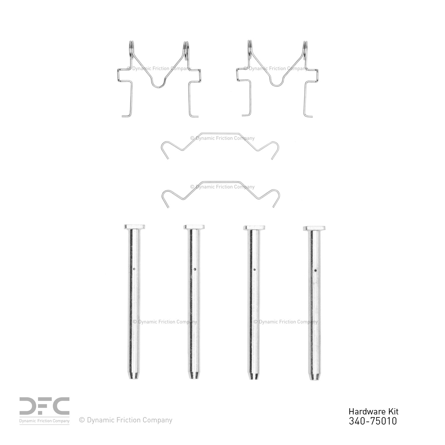 DYN-340-75010 DFC Disc Brake Hardware Kit - Image 2
