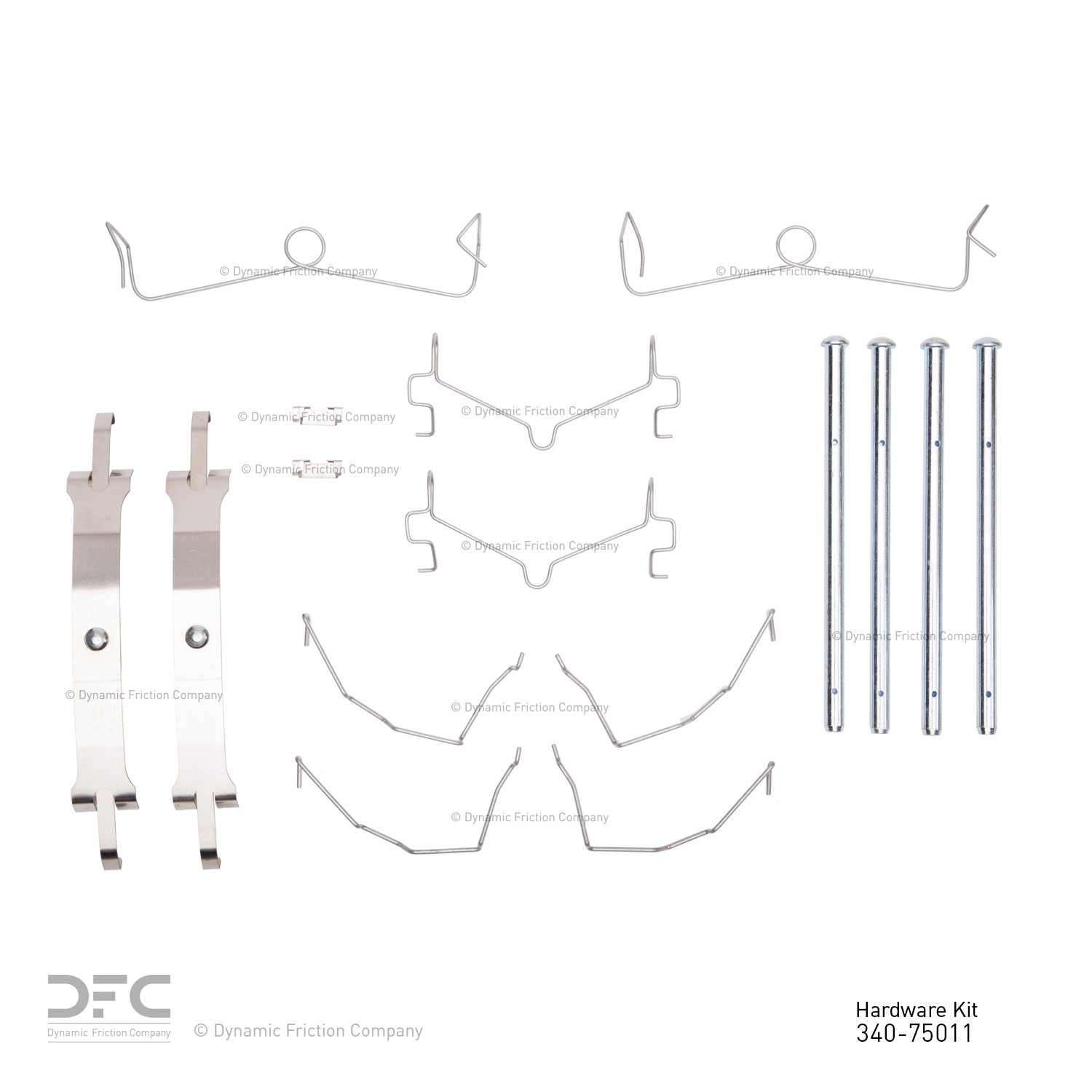 DYN 340-75011 DFC Disc Brake Hardware Kit