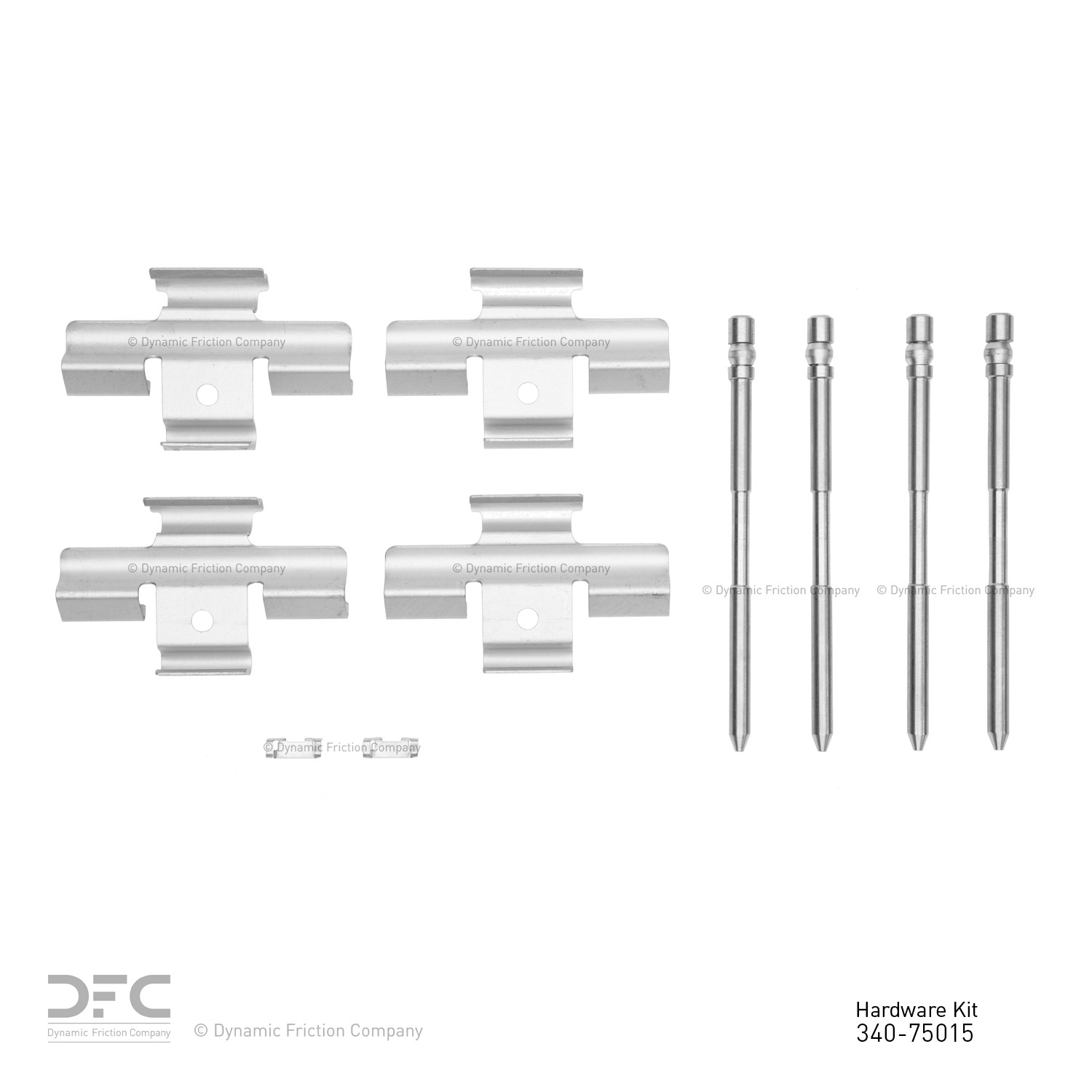 DYN 340-75015 DFC Disc Brake Hardware Kit - Image 2