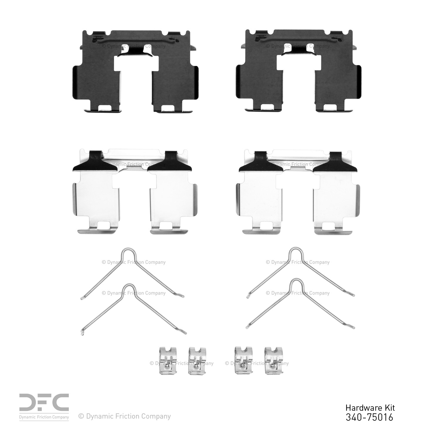 DYN-340-75016 DFC Disc Brake Hardware Kit