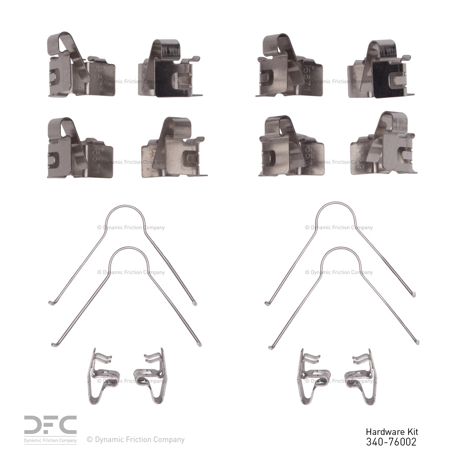 DYN 340-76002 DFC Disc Brake Hardware Kit - Image 2