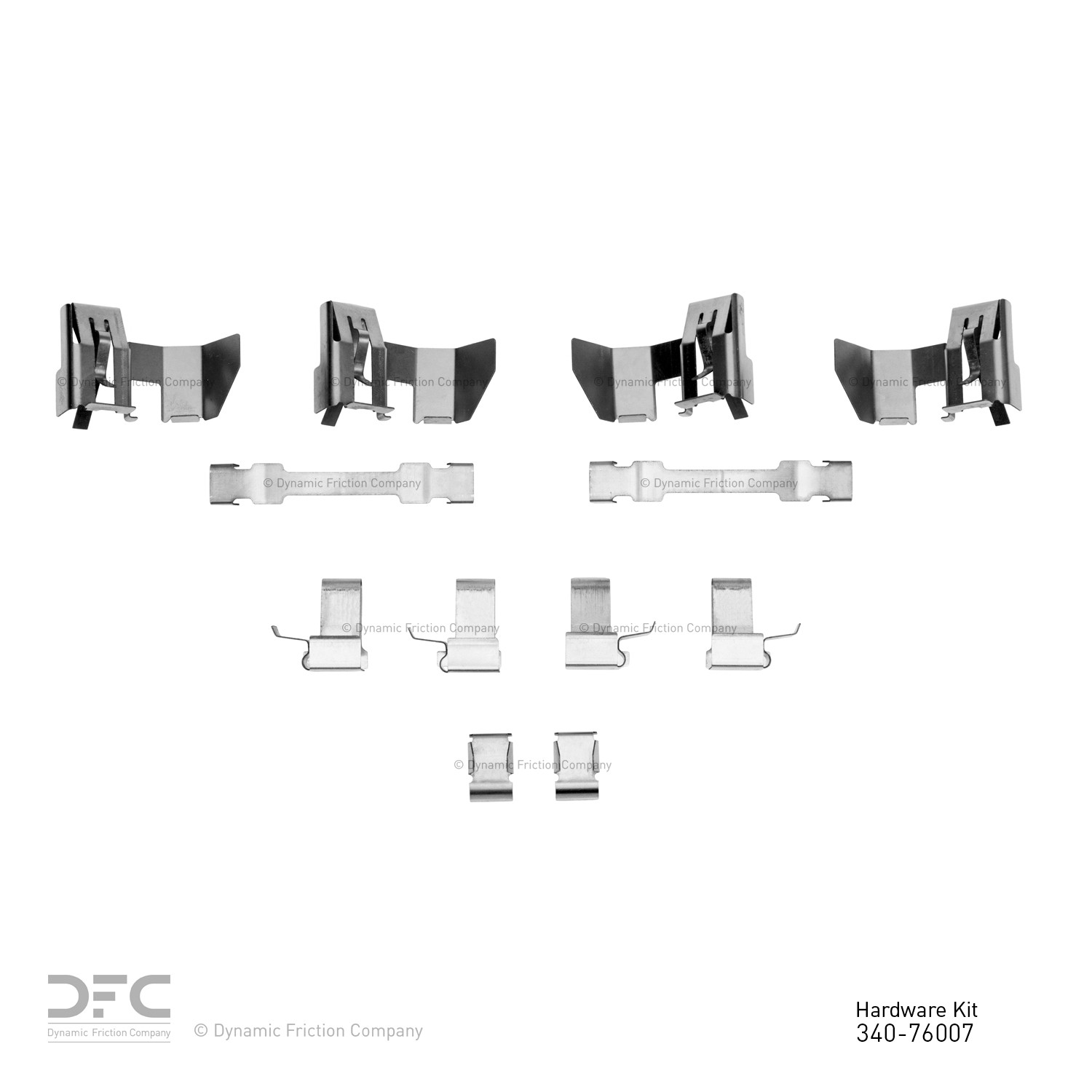 DYN-340-76007 DFC Disc Brake Hardware Kit - Image 2