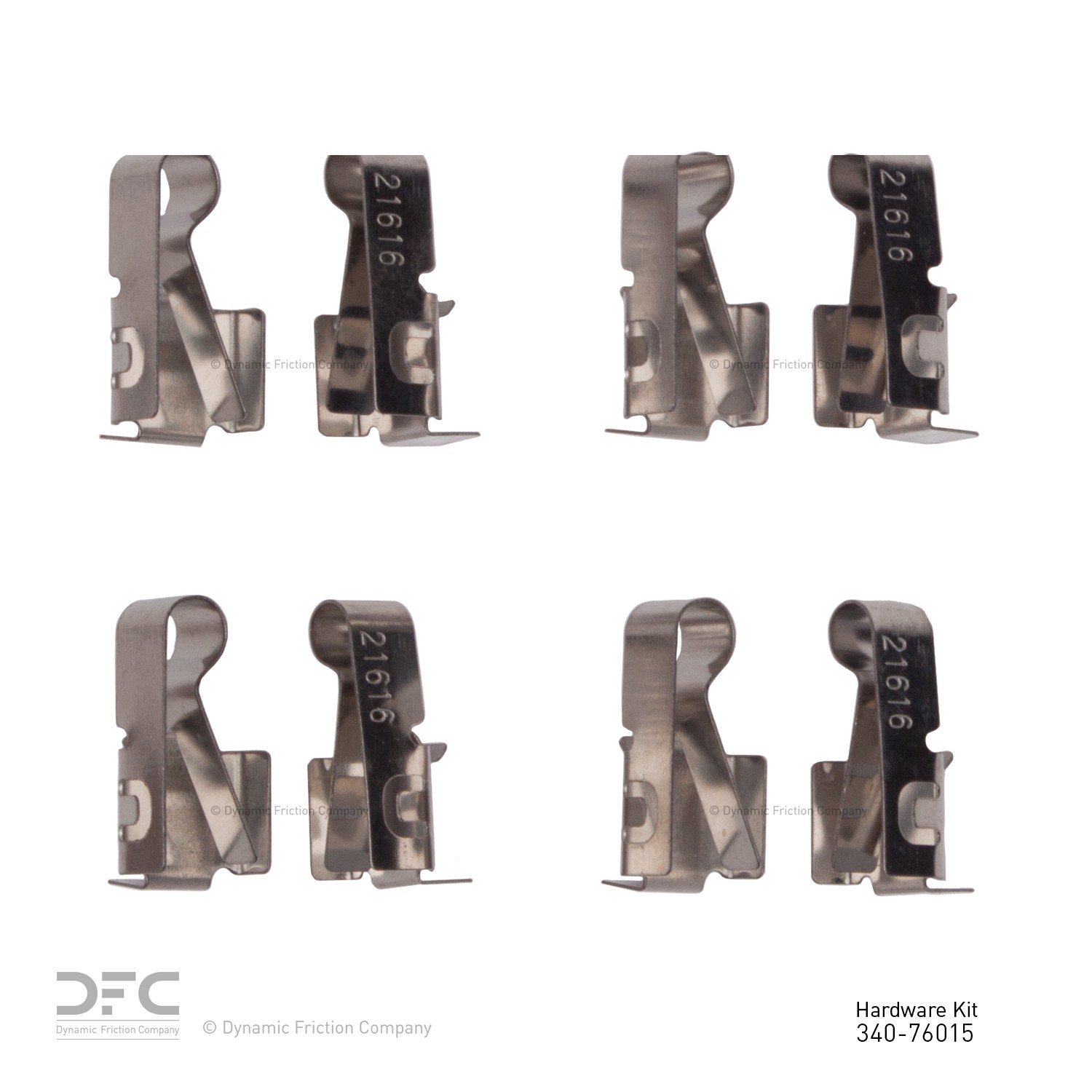 DYN 340-76015 DFC Disc Brake Hardware Kit - Image 2