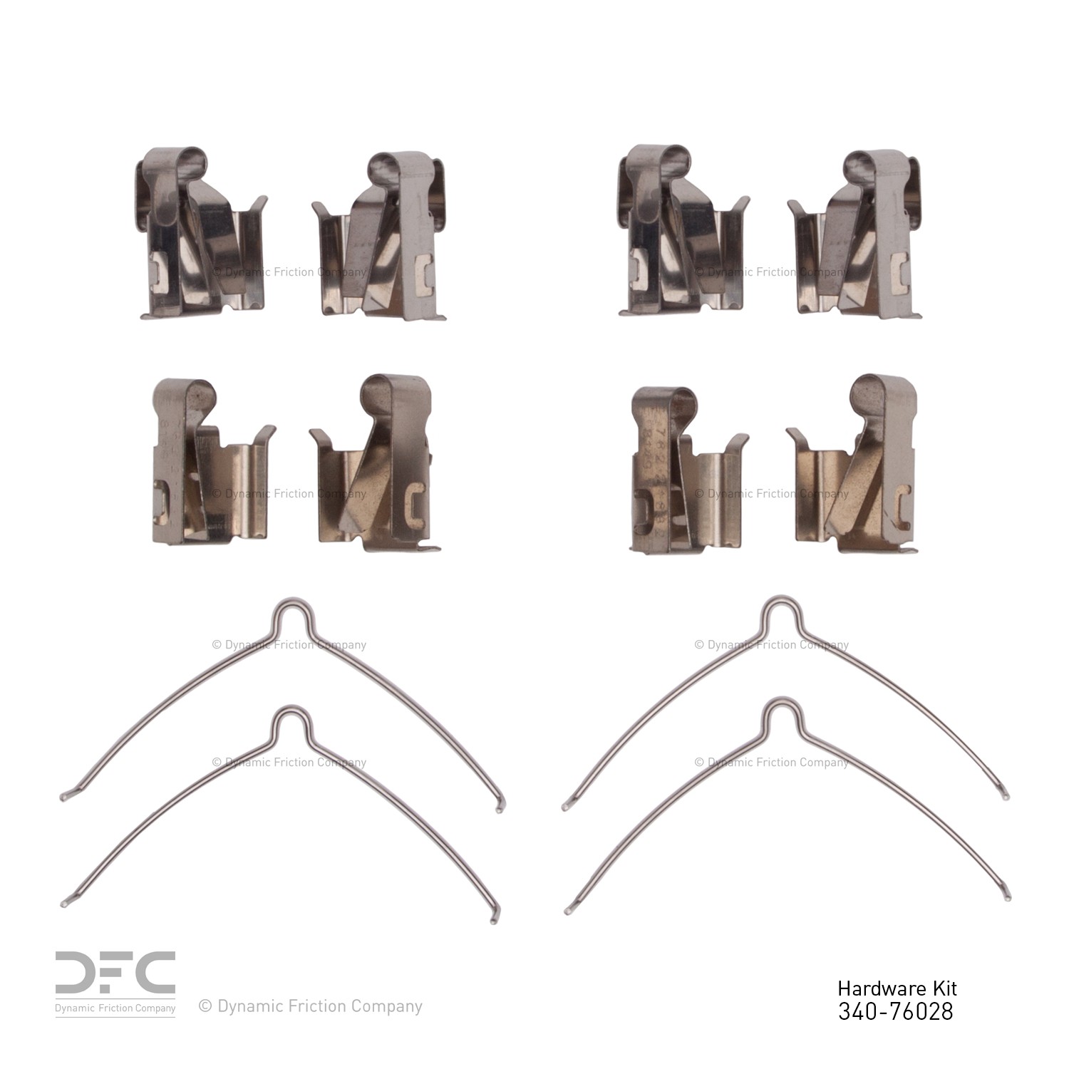 DYN-340-76028 DFC Disc Brake Hardware Kit - Image 2