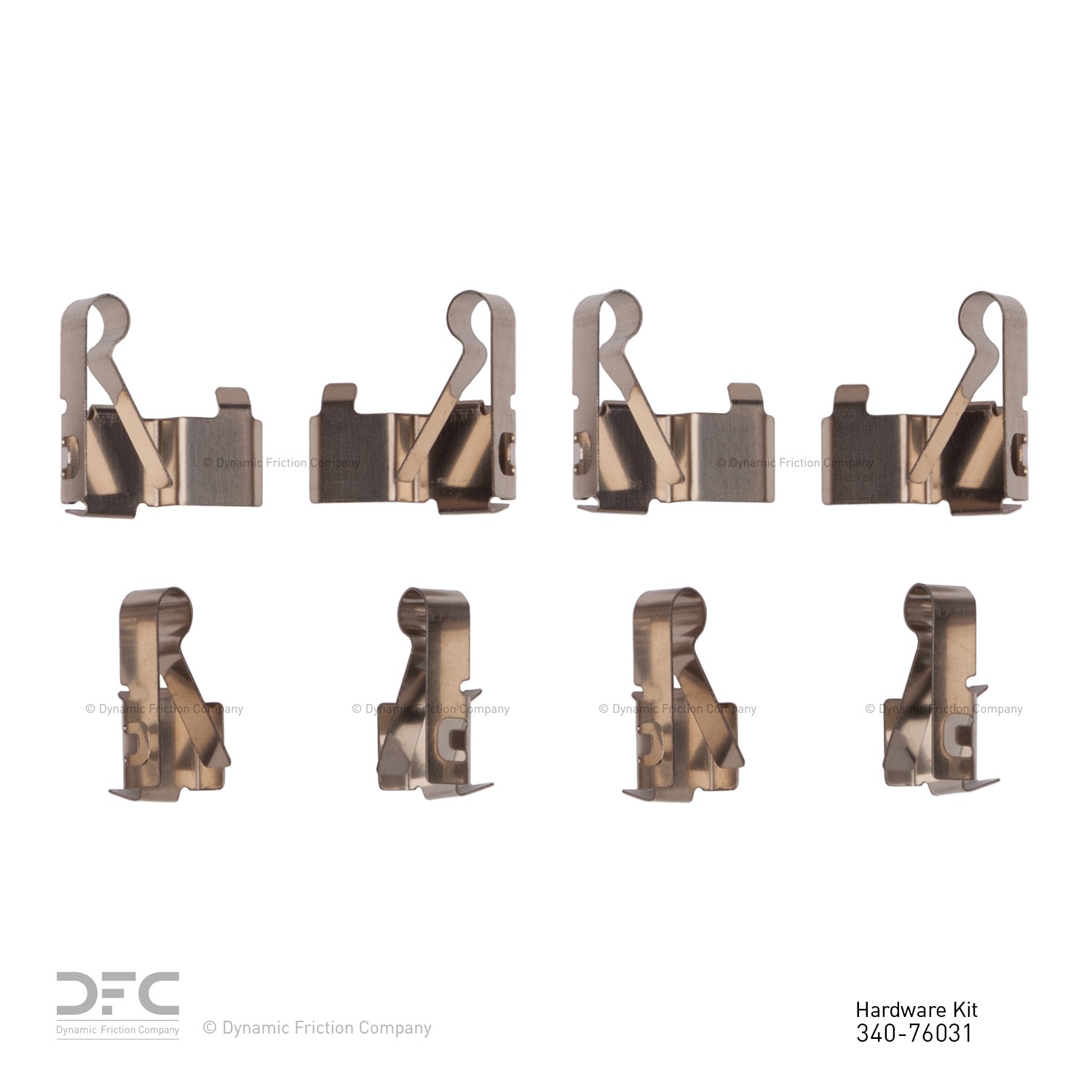 DYN-340-76031 DFC Disc Brake Hardware Kit - Image 2