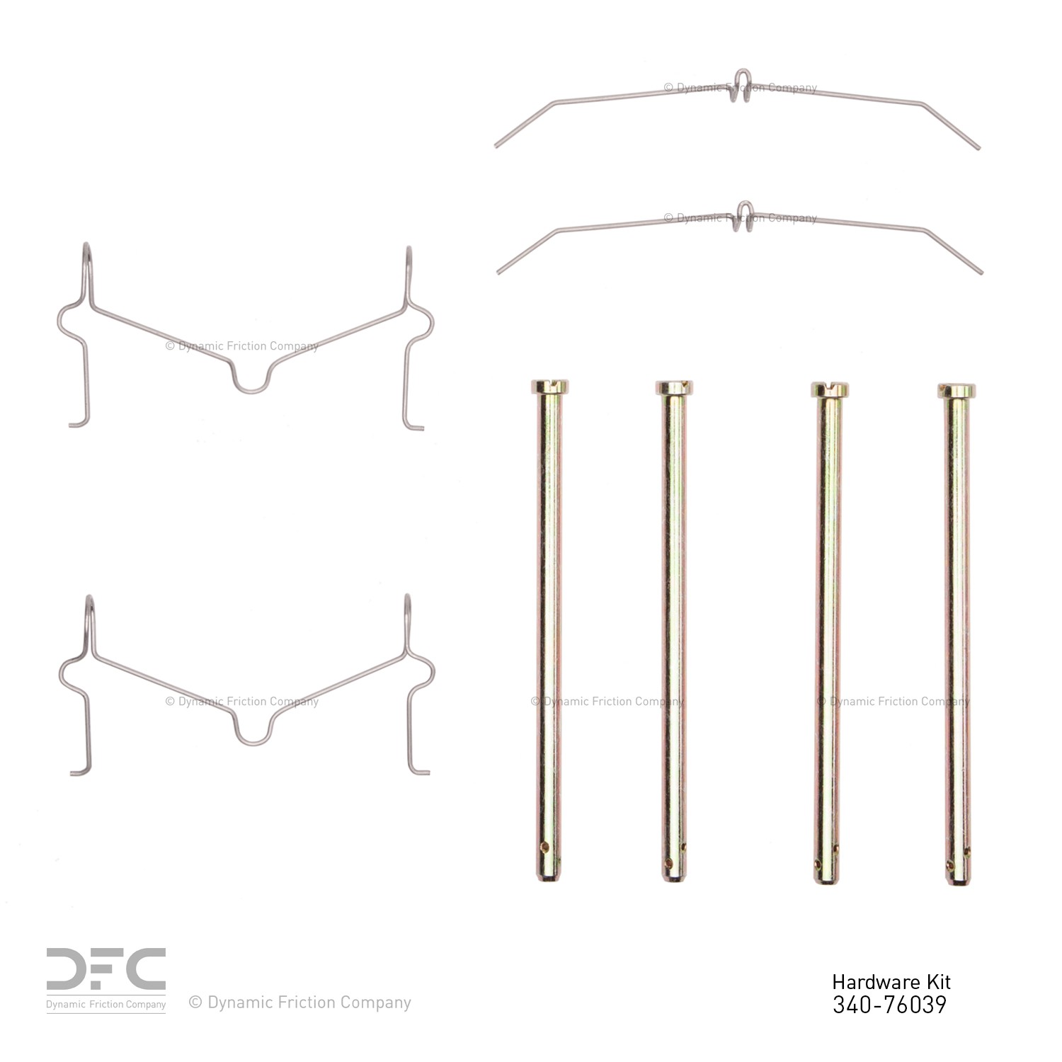 DYN-340-76039 DFC Disc Brake Hardware Kit - Image 2