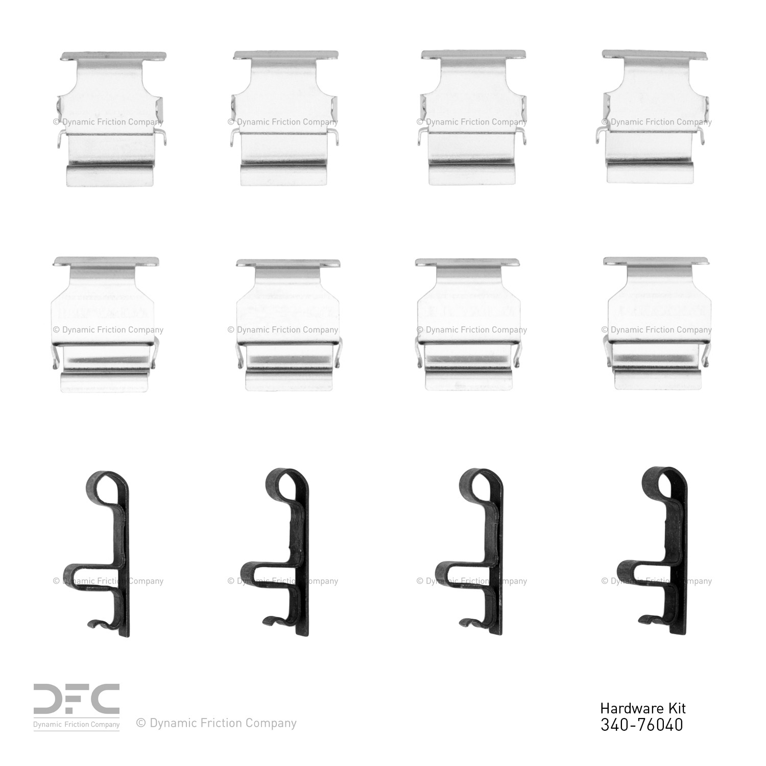 DYN-340-76040 DFC Disc Brake Hardware Kit - Image 2