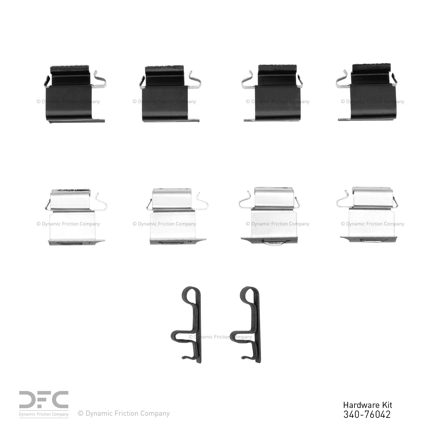 DYN-340-76042 DFC Disc Brake Hardware Kit - Image 2