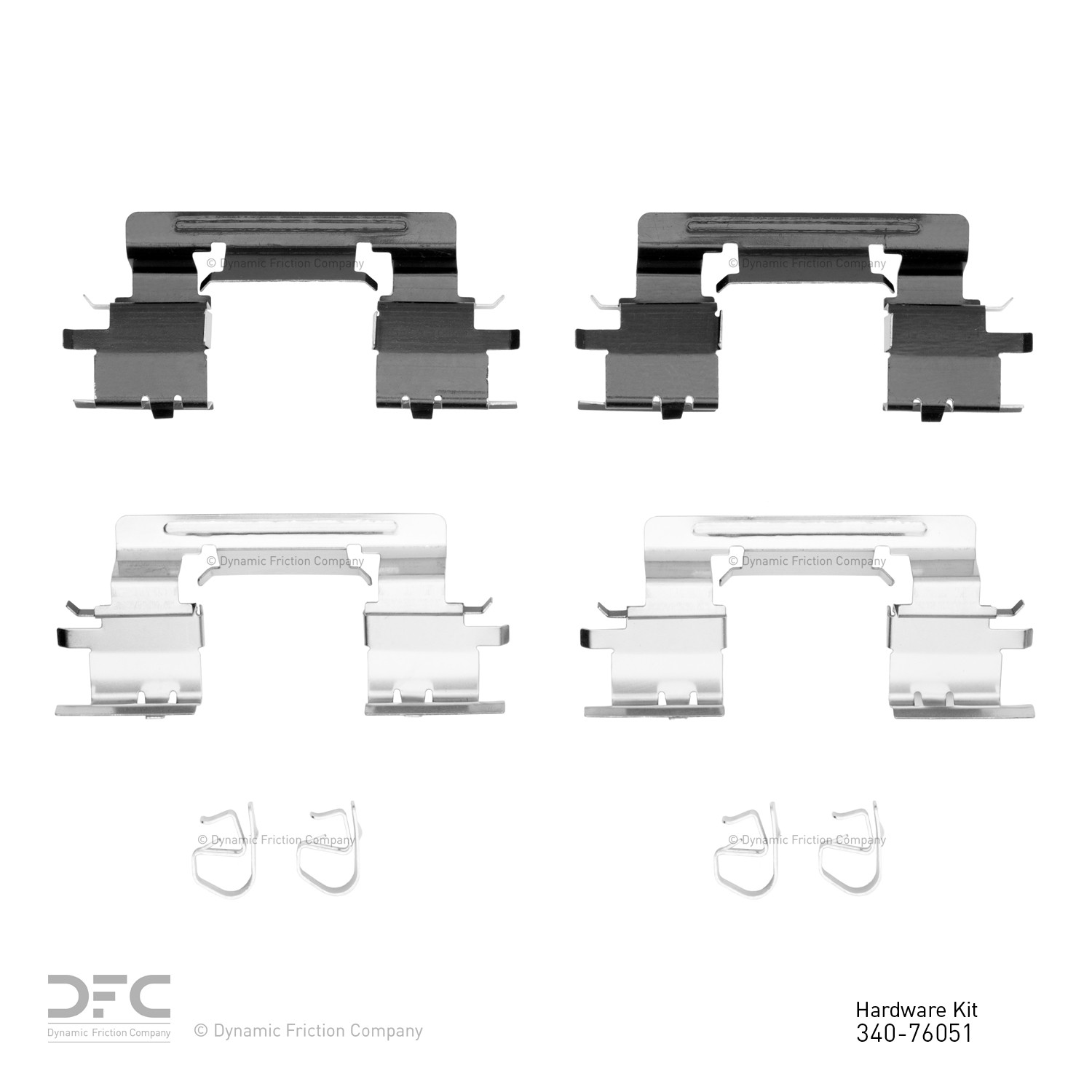 DYN-340-76051 DFC Disc Brake Hardware Kit - Image 2