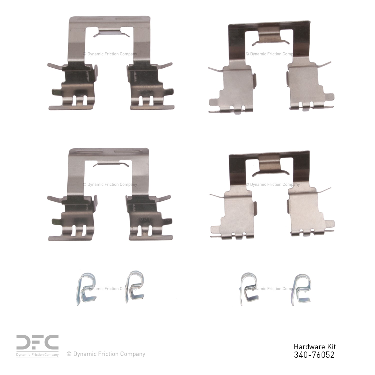 DYN 340-76052 DFC Disc Brake Hardware Kit