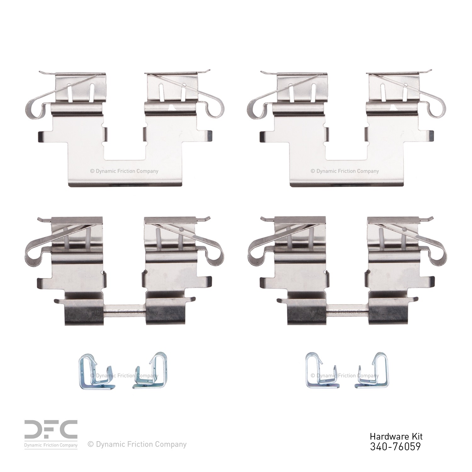 DYN-340-76059 DFC Disc Brake Hardware Kit